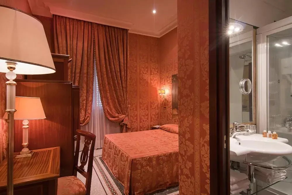 Bed in Hotel Celio