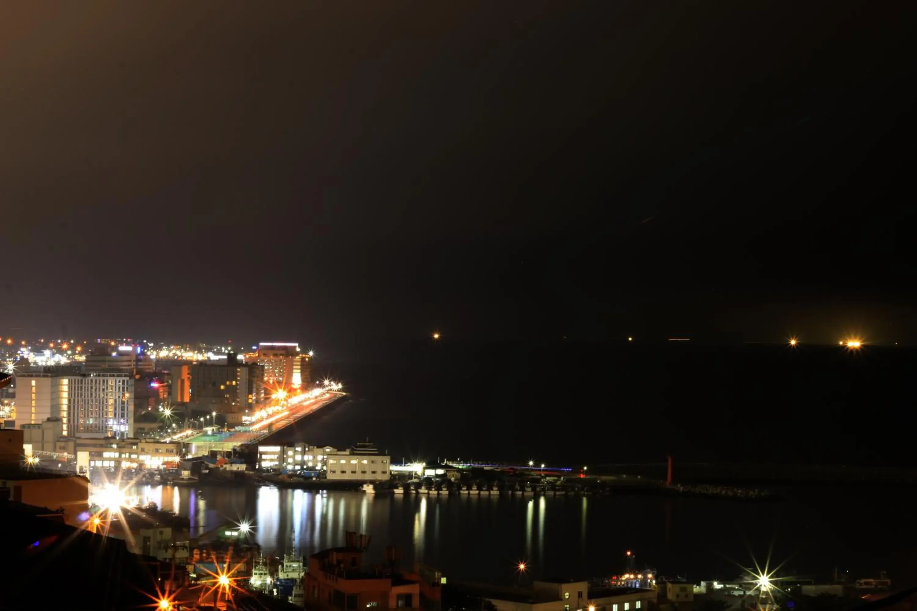 Sea view in Harbor Hotel Jeju