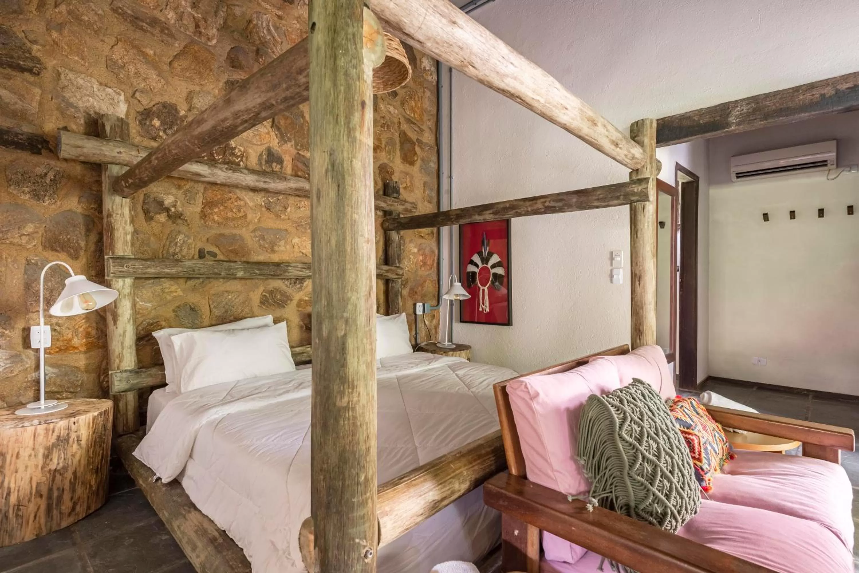 Bed in Selina Paraty