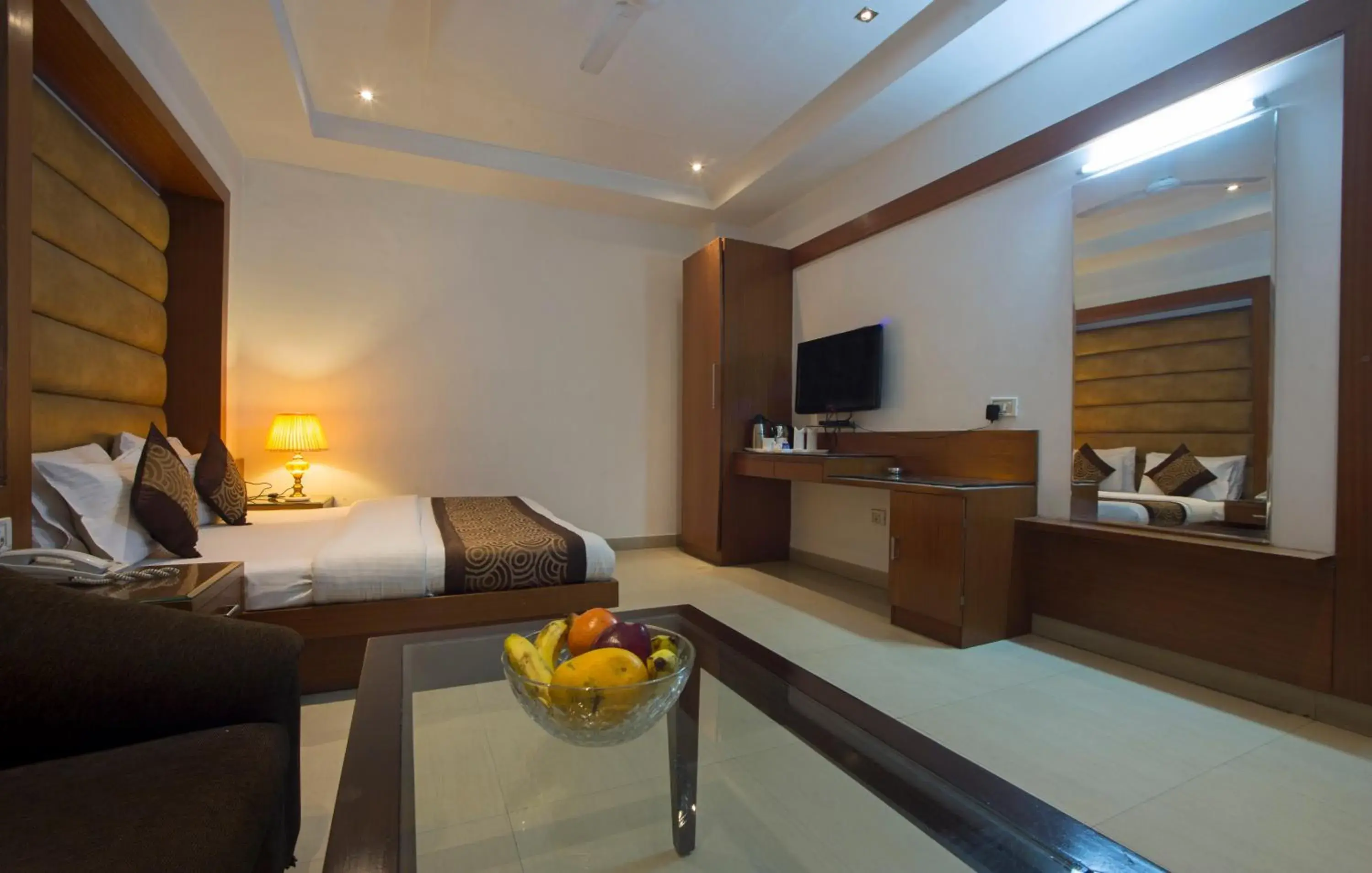 Bedroom in Hotel Krishna Deluxe-By RCG Hotels