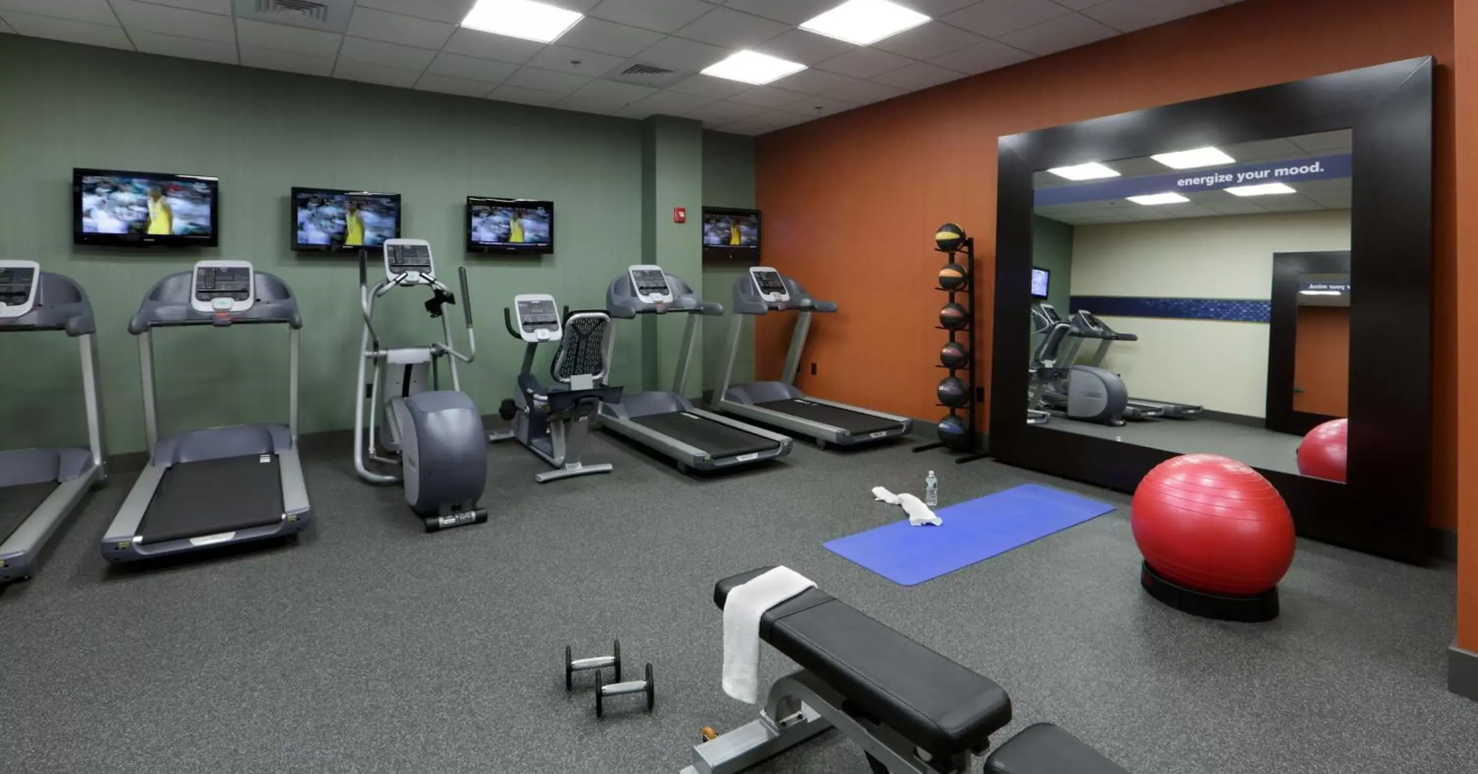 Fitness centre/facilities in Hampton Inn Boston-Natick Fitness centre/facilities in Hampton Inn Boston-Natick