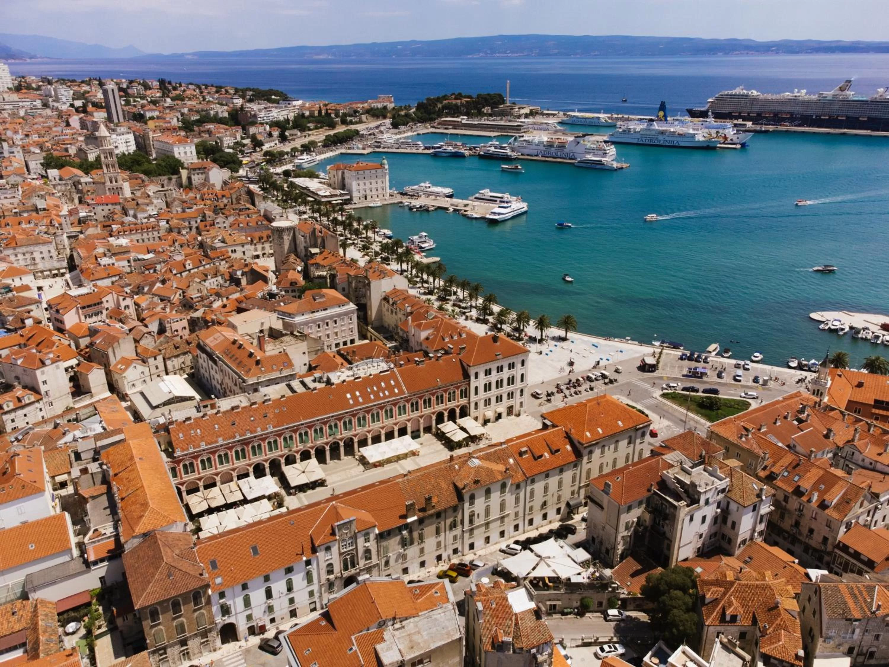 Bird's eye view in Heritage Rooms Split Olympic Dream