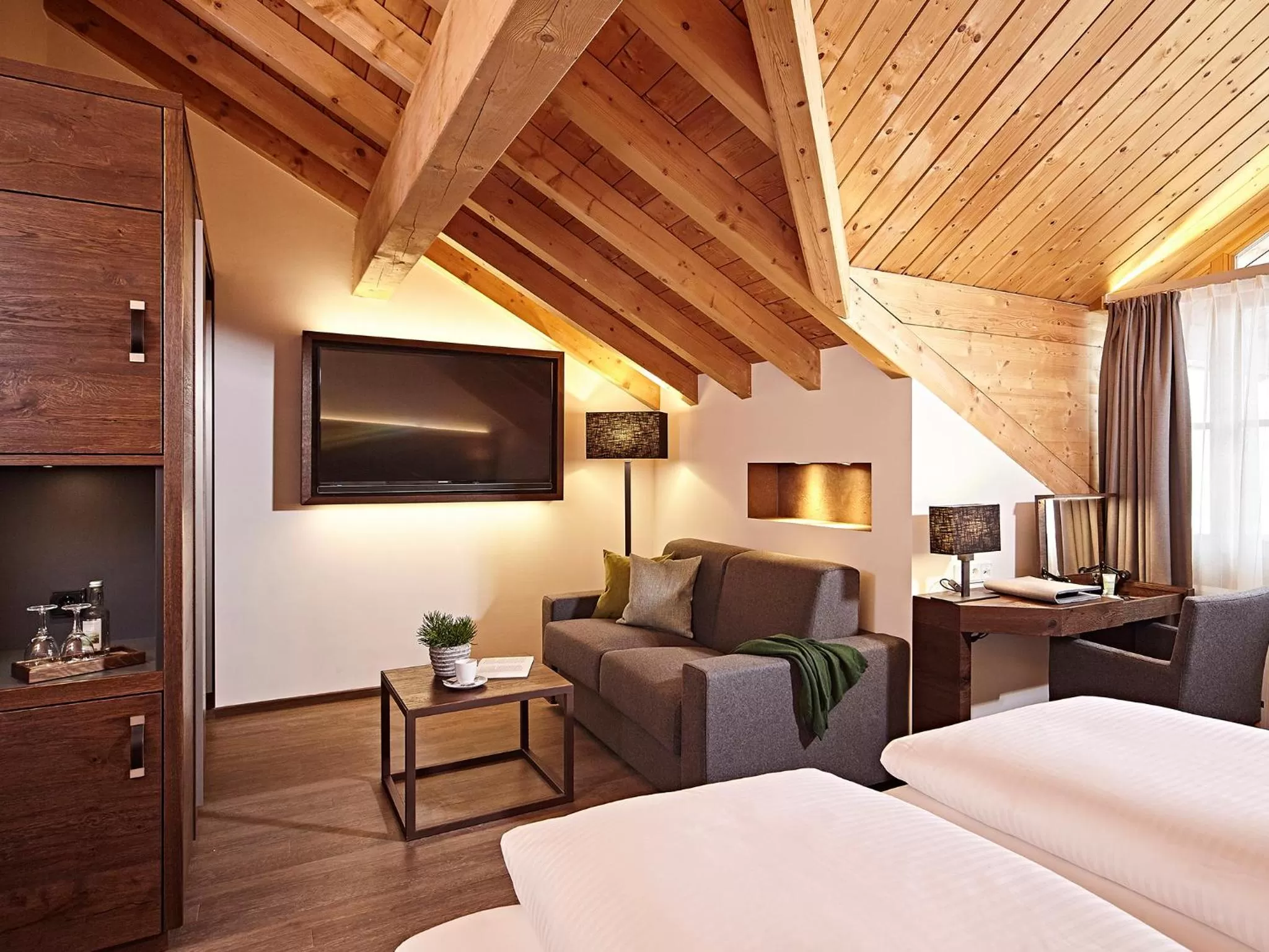 Photo of the whole room, Bed in Hotel Die Krone - Immenstadt-Stein