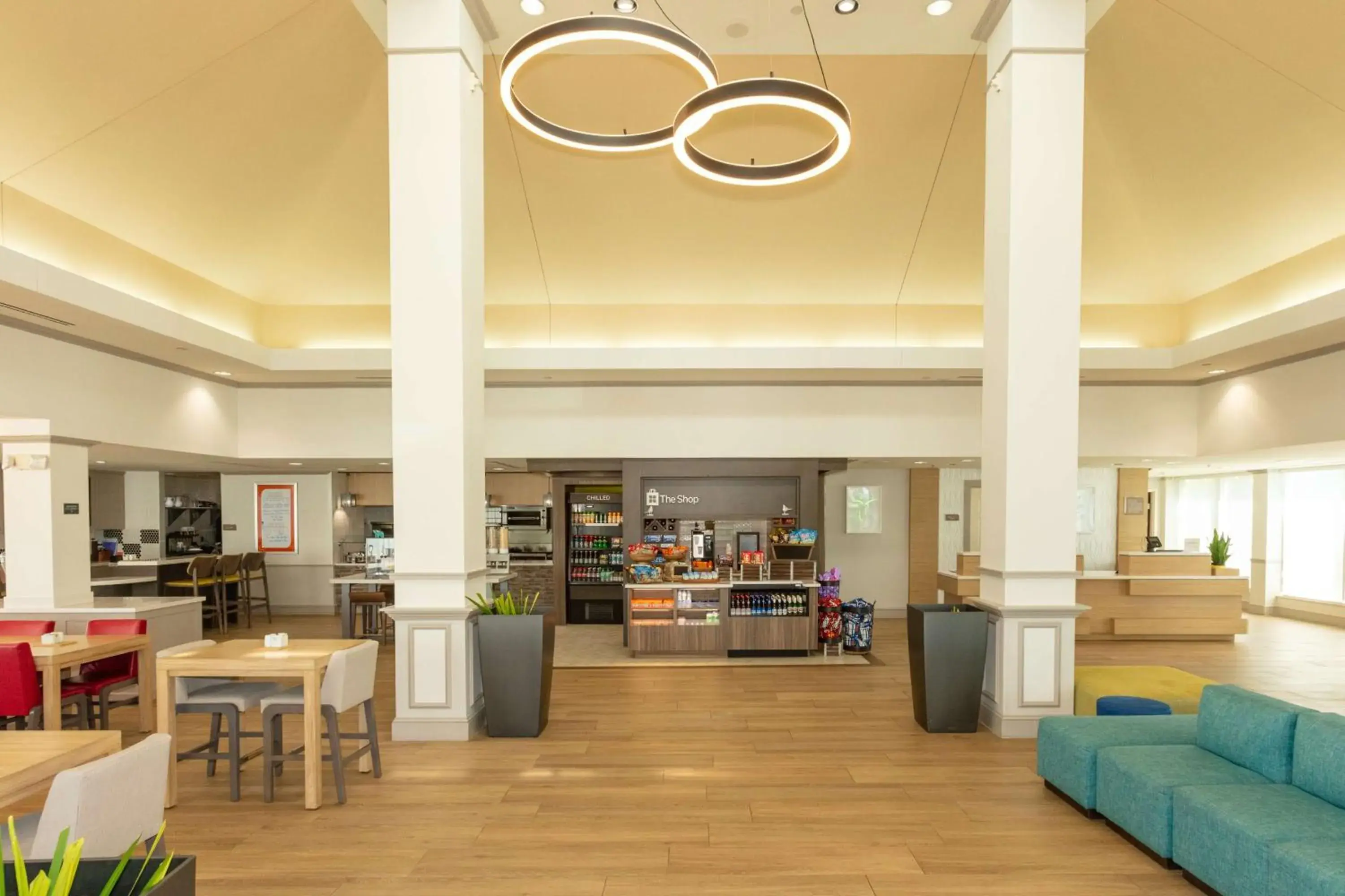 Lobby or reception, Restaurant/Places to Eat in Hilton Garden Inn Daytona Beach Airport