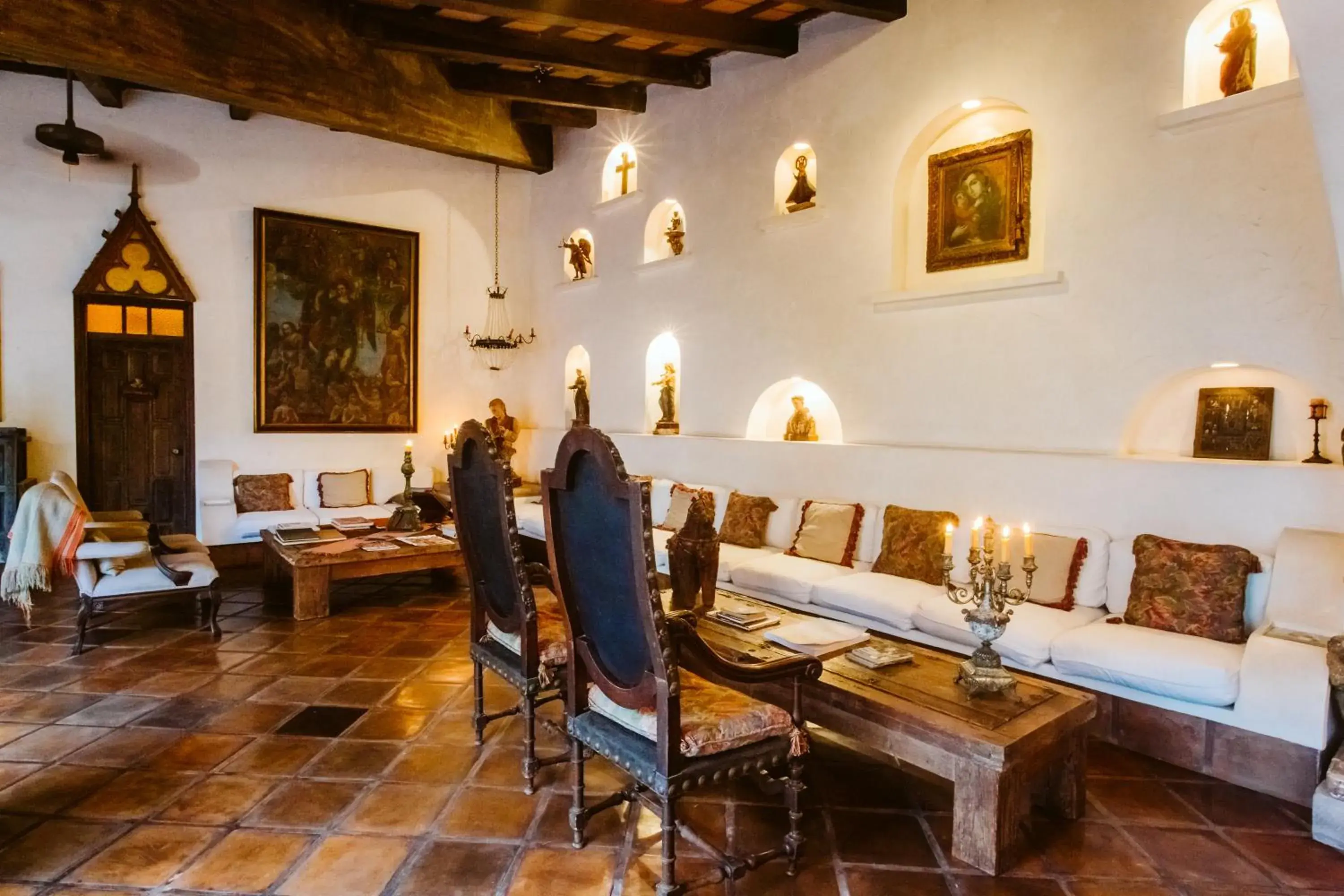 Seating area in Hacienda San Angel