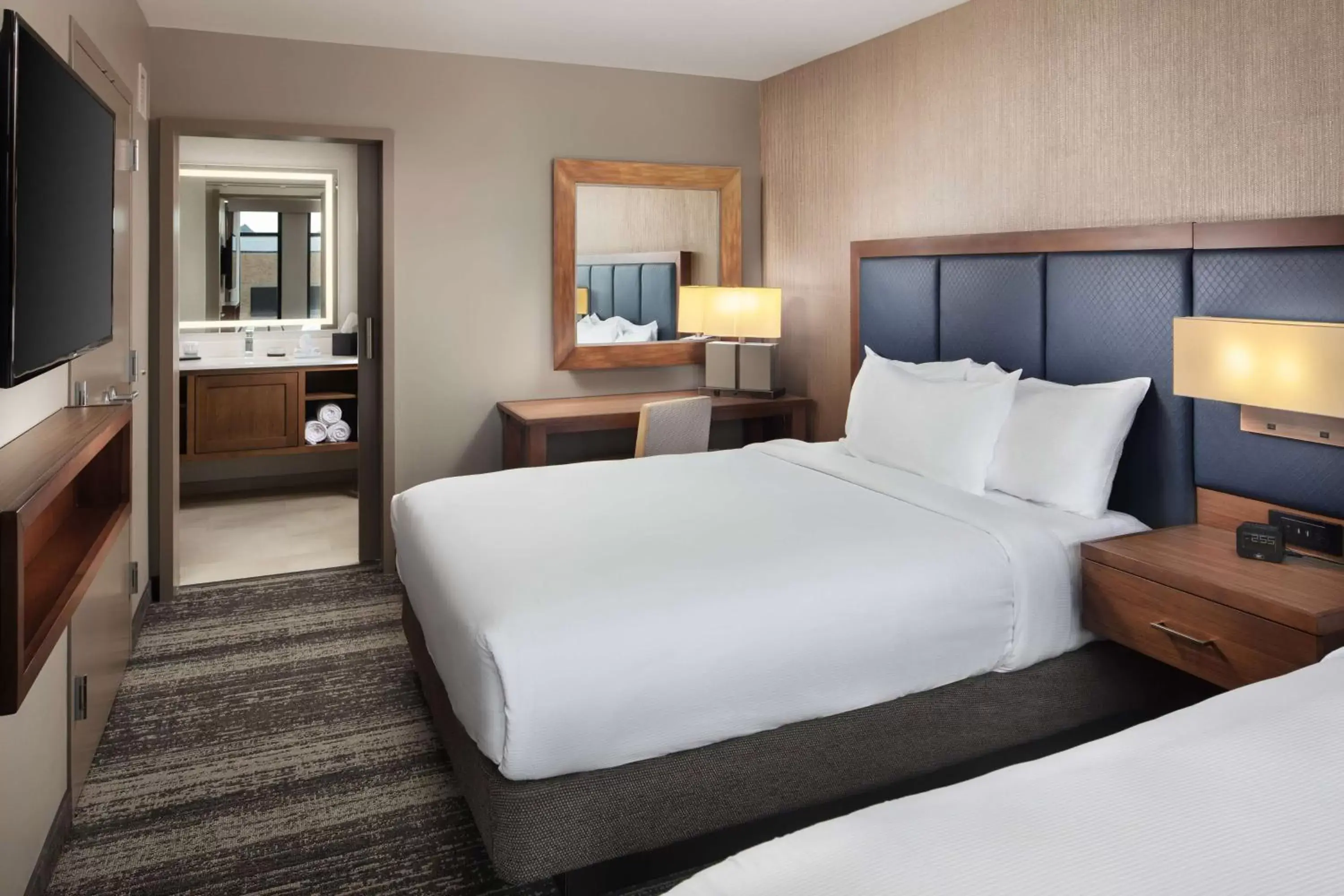 Two Room Queen Suite with Two Queen Beds in Embassy Suites by Hilton South Bend