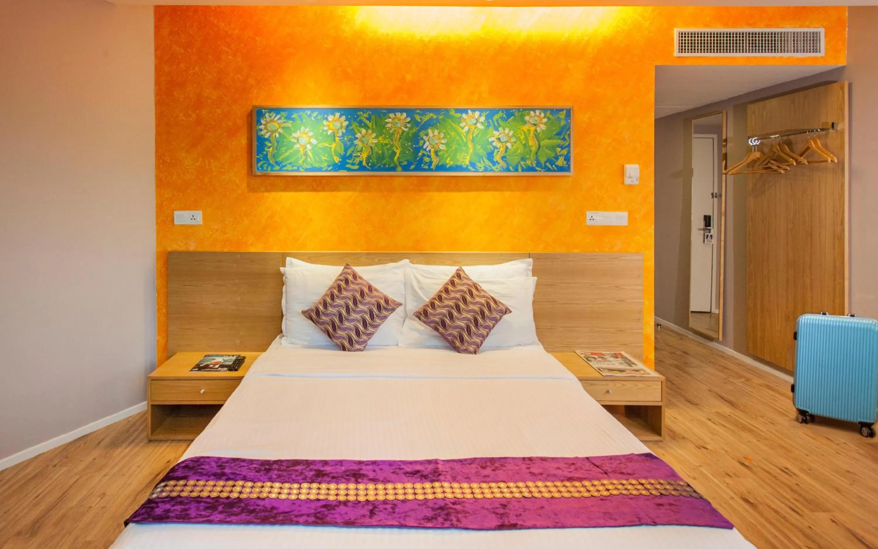 Bedroom, Bed in de King Hotel KLCC