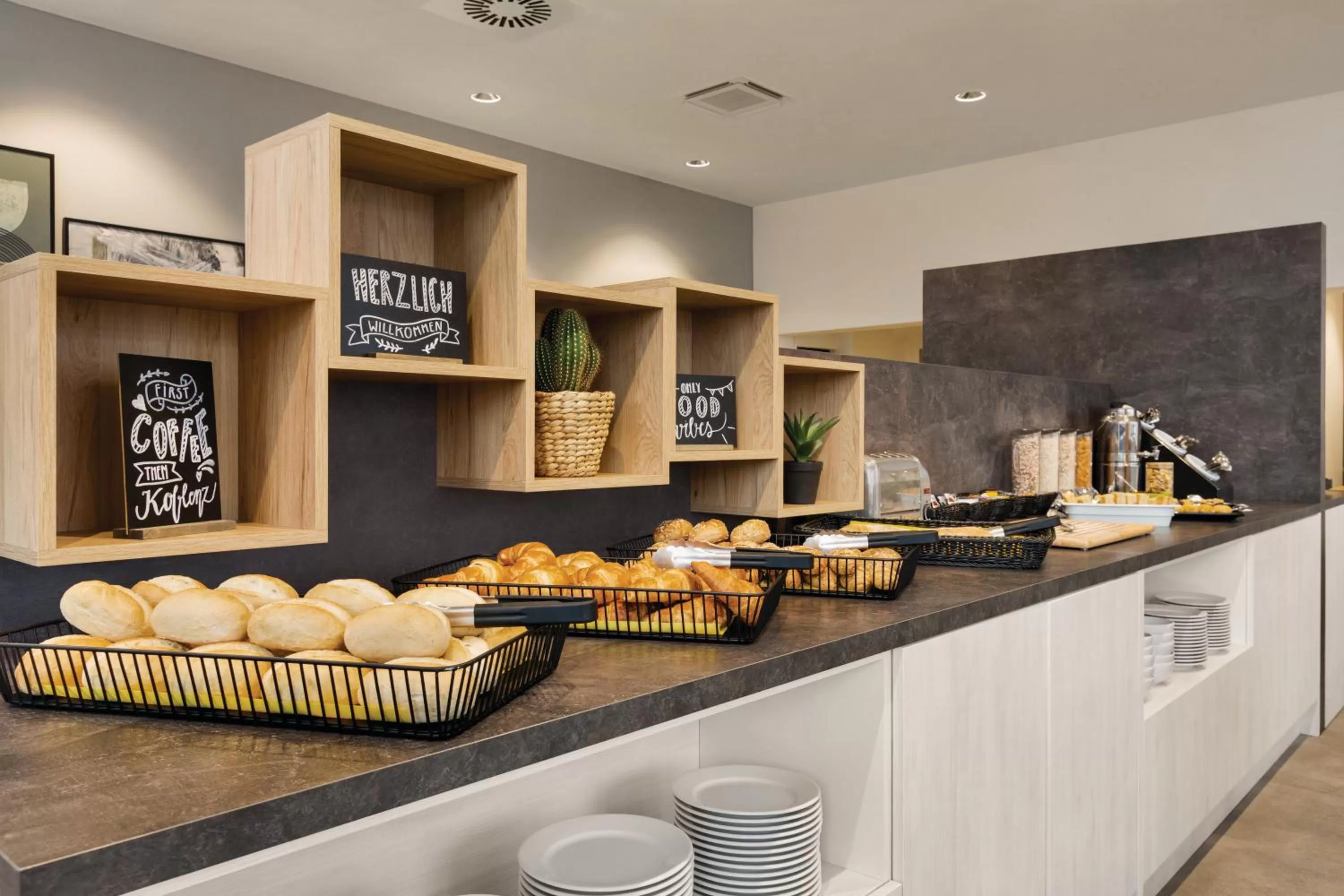 Buffet breakfast in Super 8 by Wyndham Koblenz