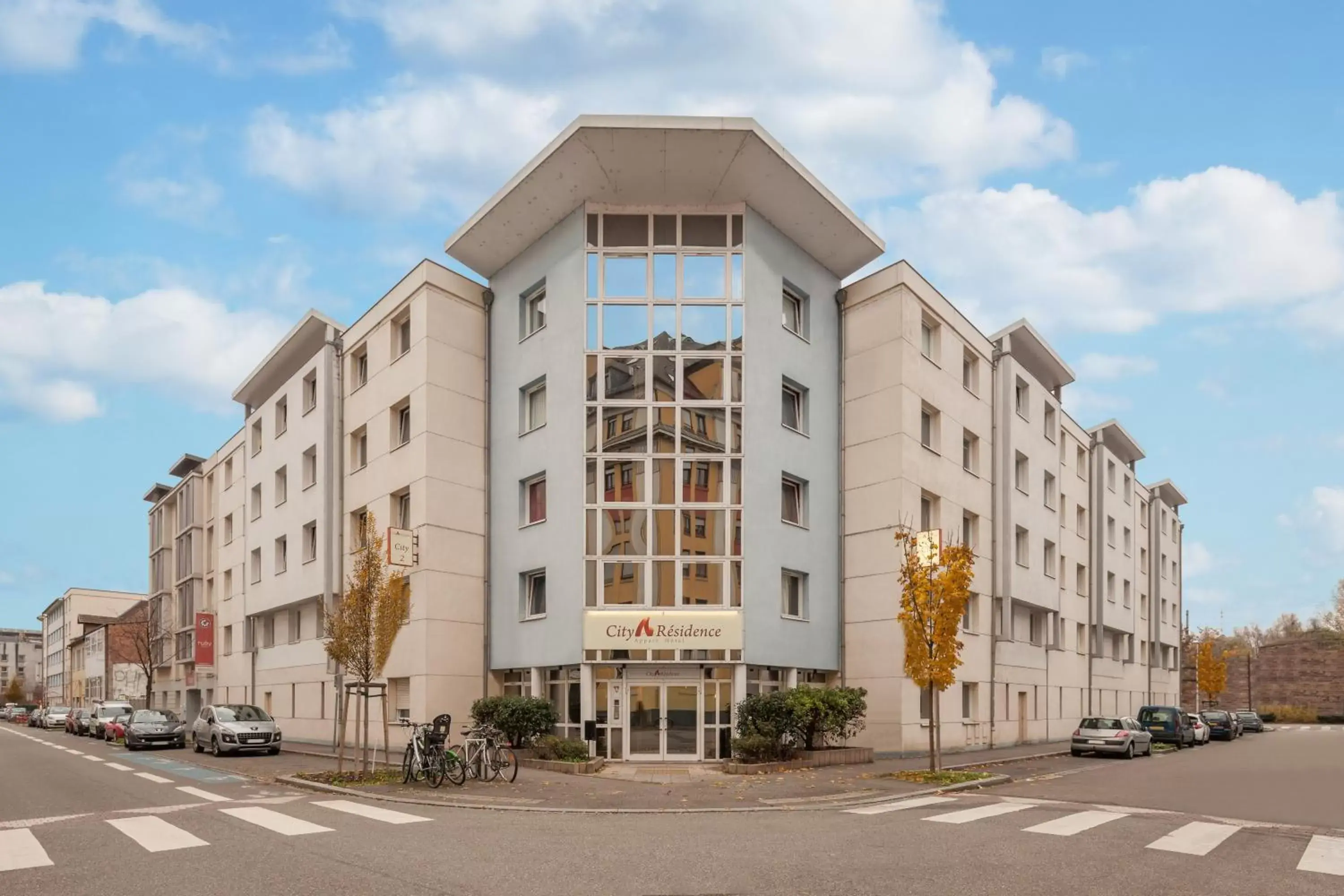 Property Building in City Residence Access Strasbourg