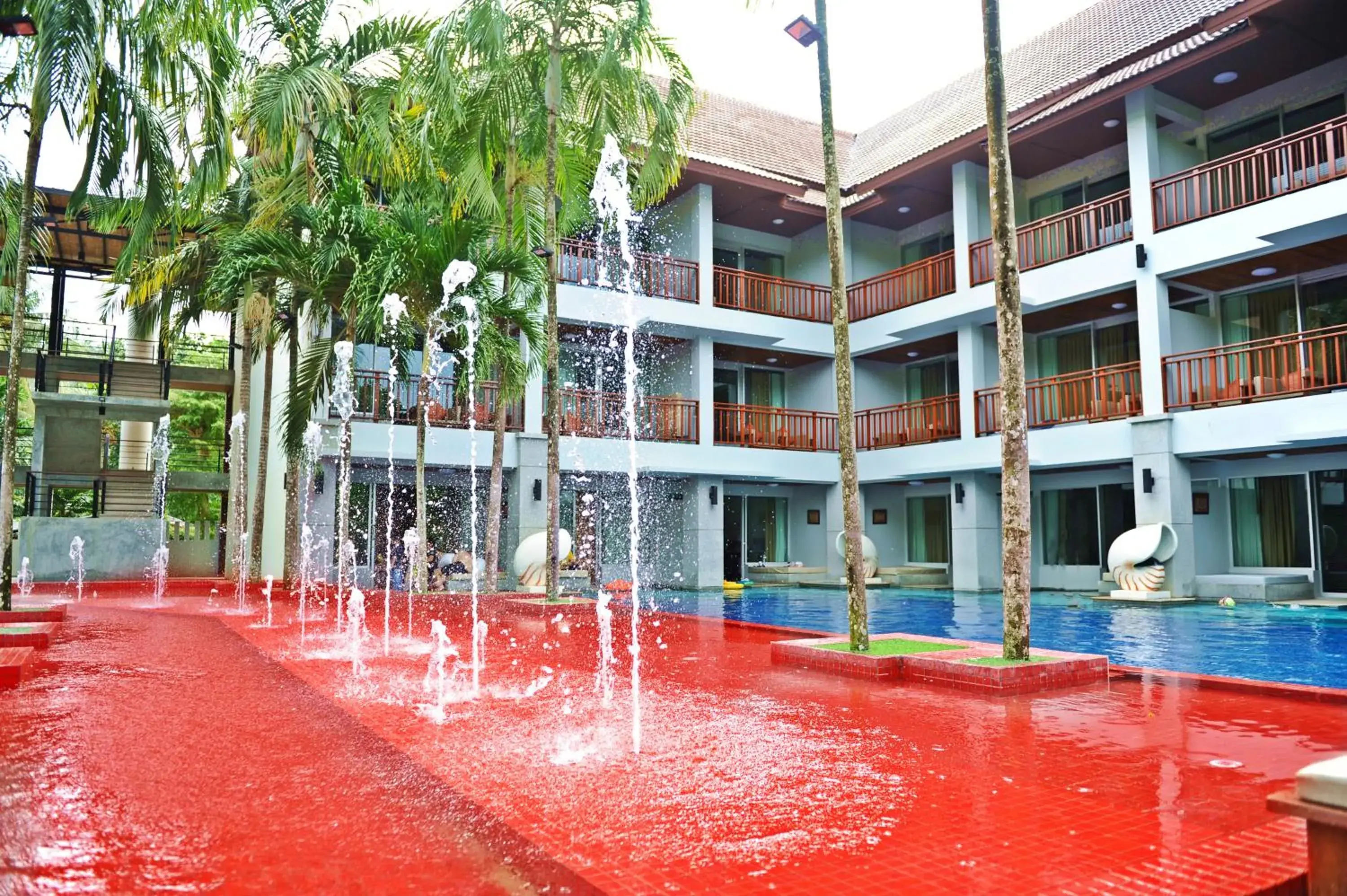 Pool view, Property Building in Lanta Sand Resort & Spa