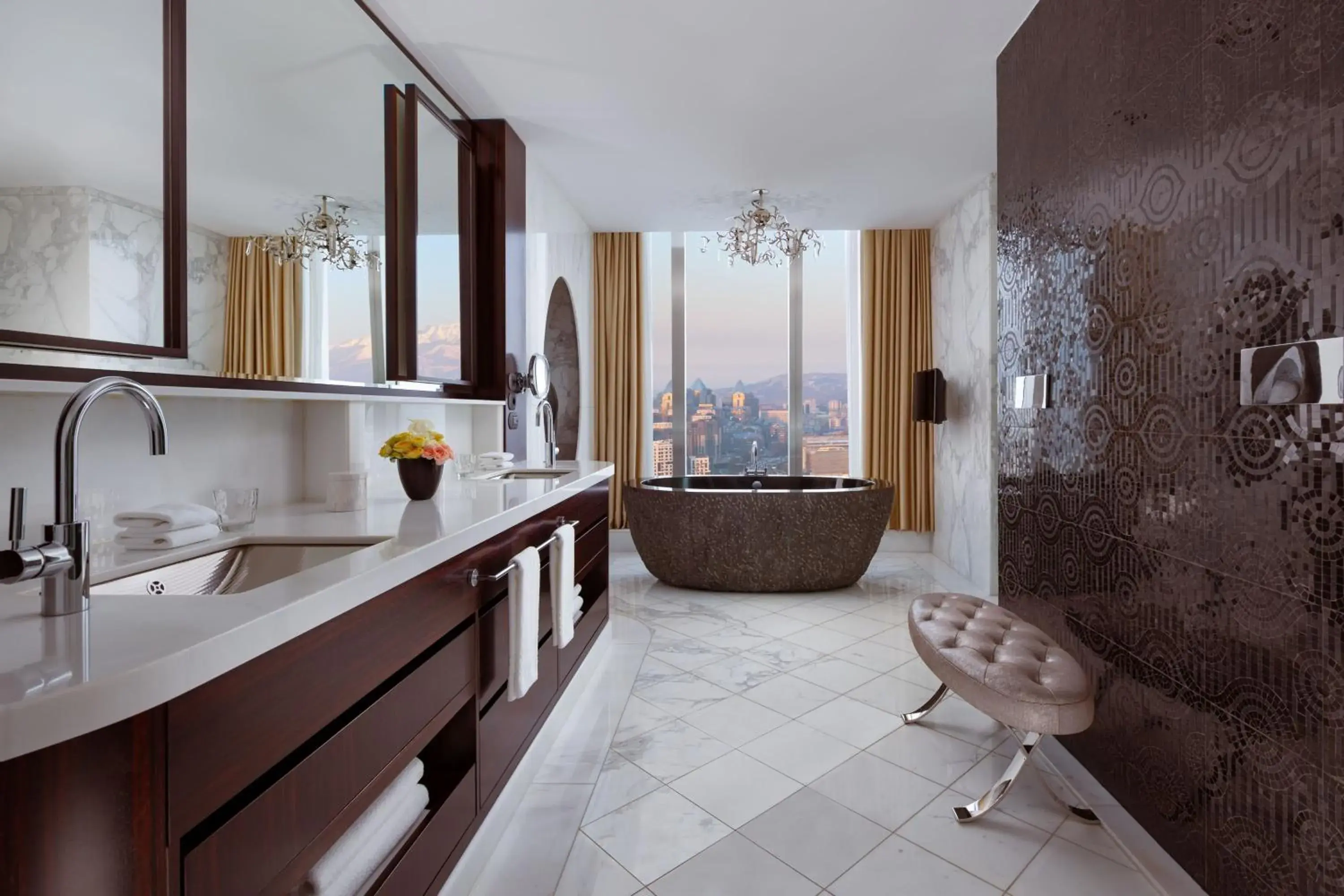 Bathroom in The Ritz-Carlton Almaty