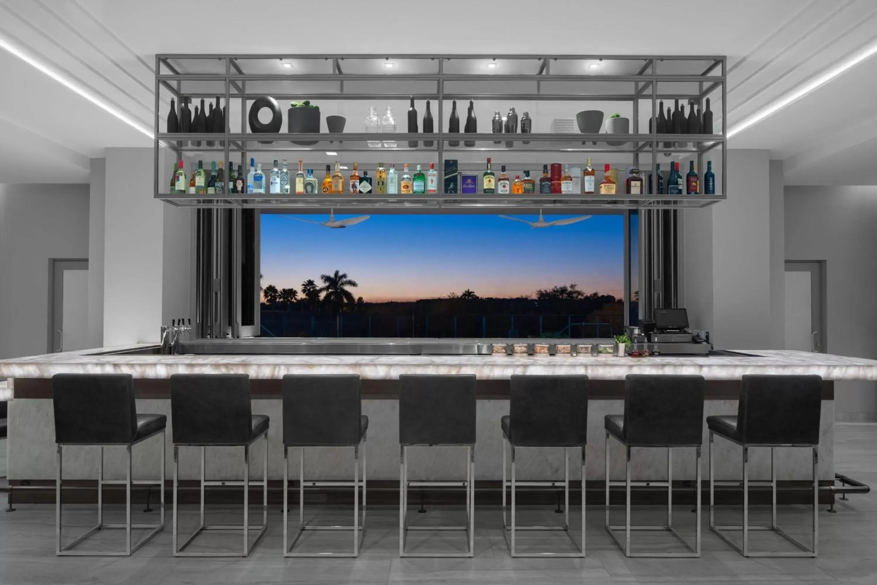 Lounge or bar, Lounge/Bar in AC Hotel by Marriott Miami Dadeland