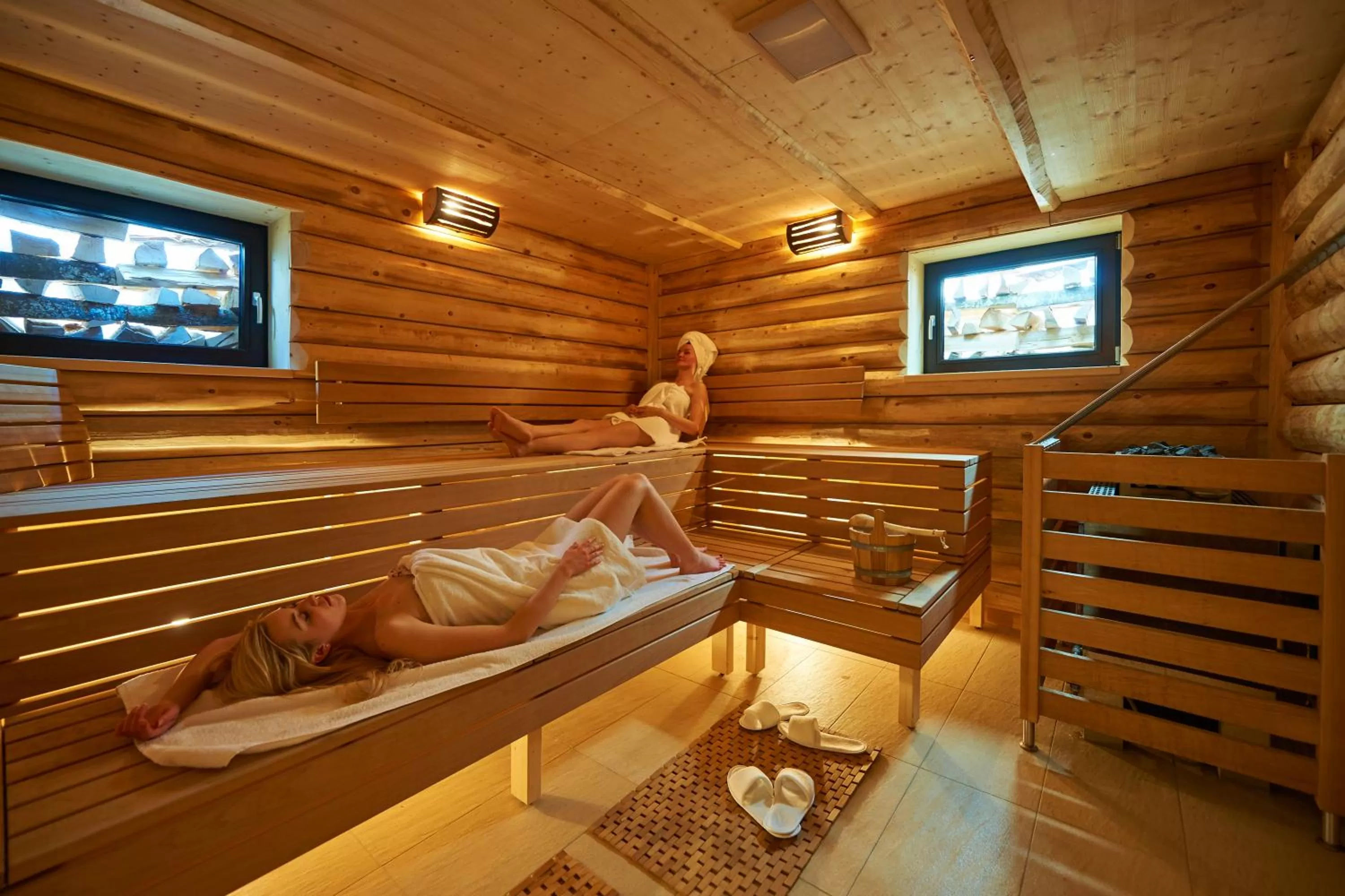 Sauna in Boutique Hotel Herzhof - Garni-Appartements - Adults Only