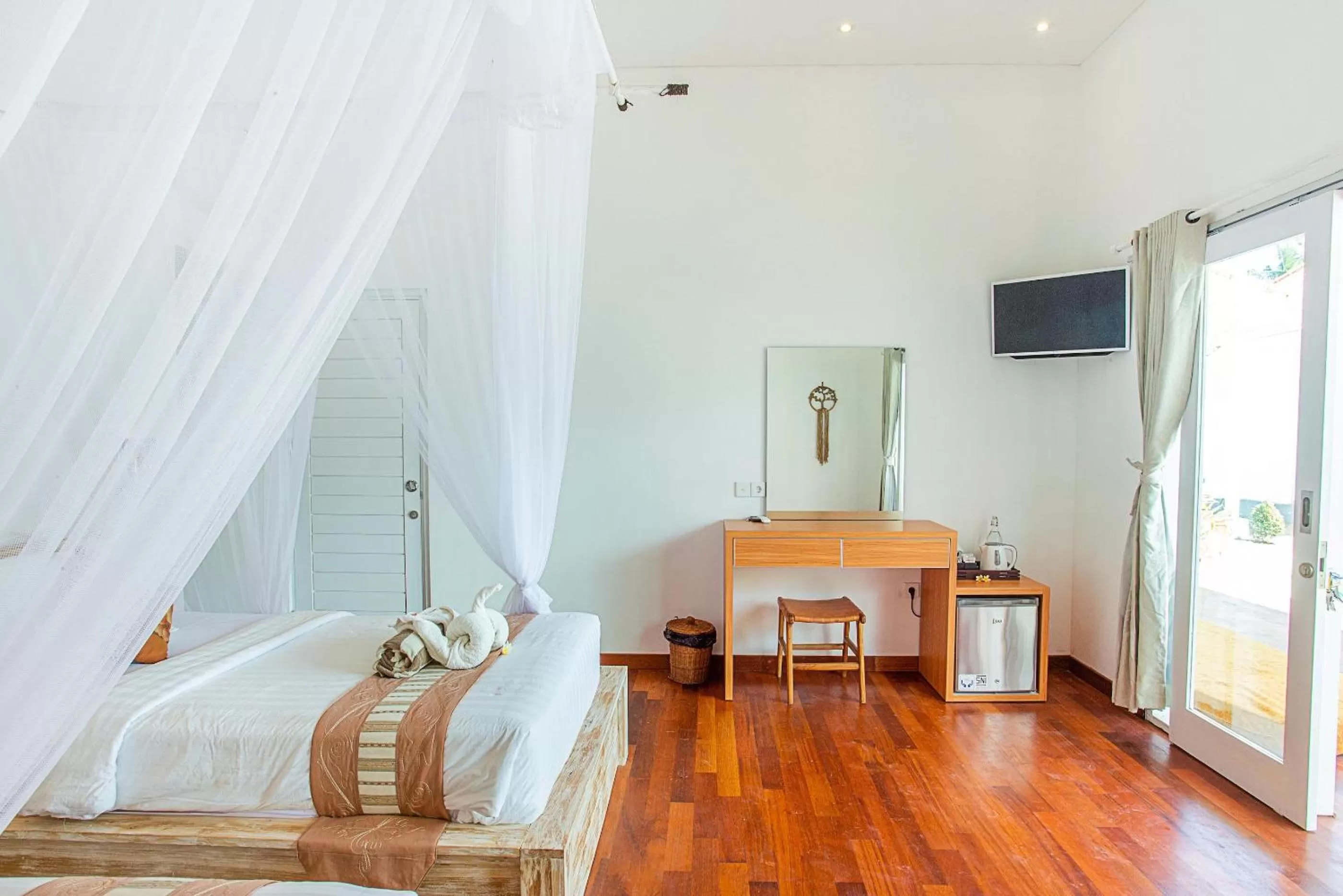 Bed in Sanghyang Bay Villas