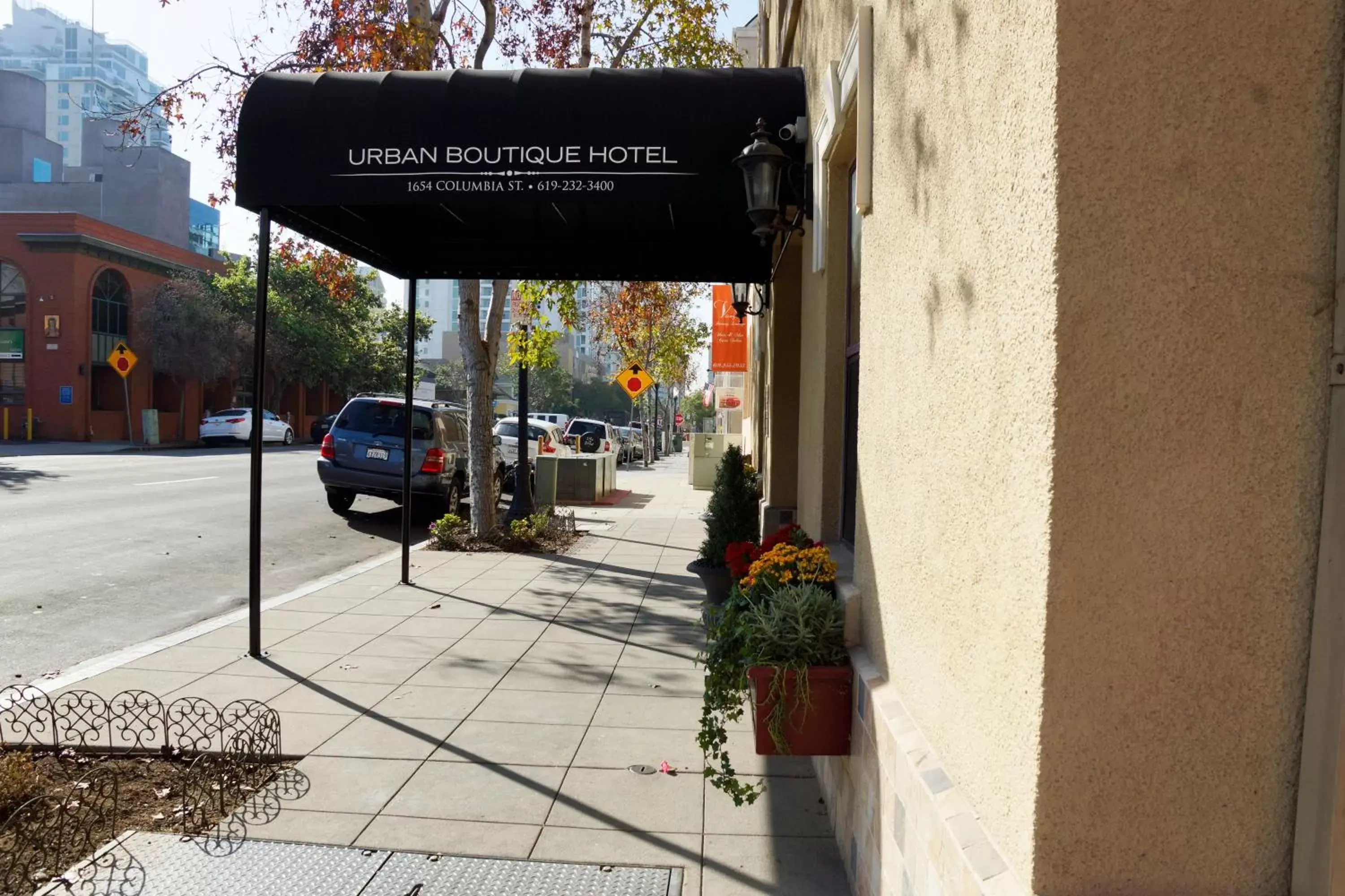 Facade/entrance in Urban Boutique Hotel