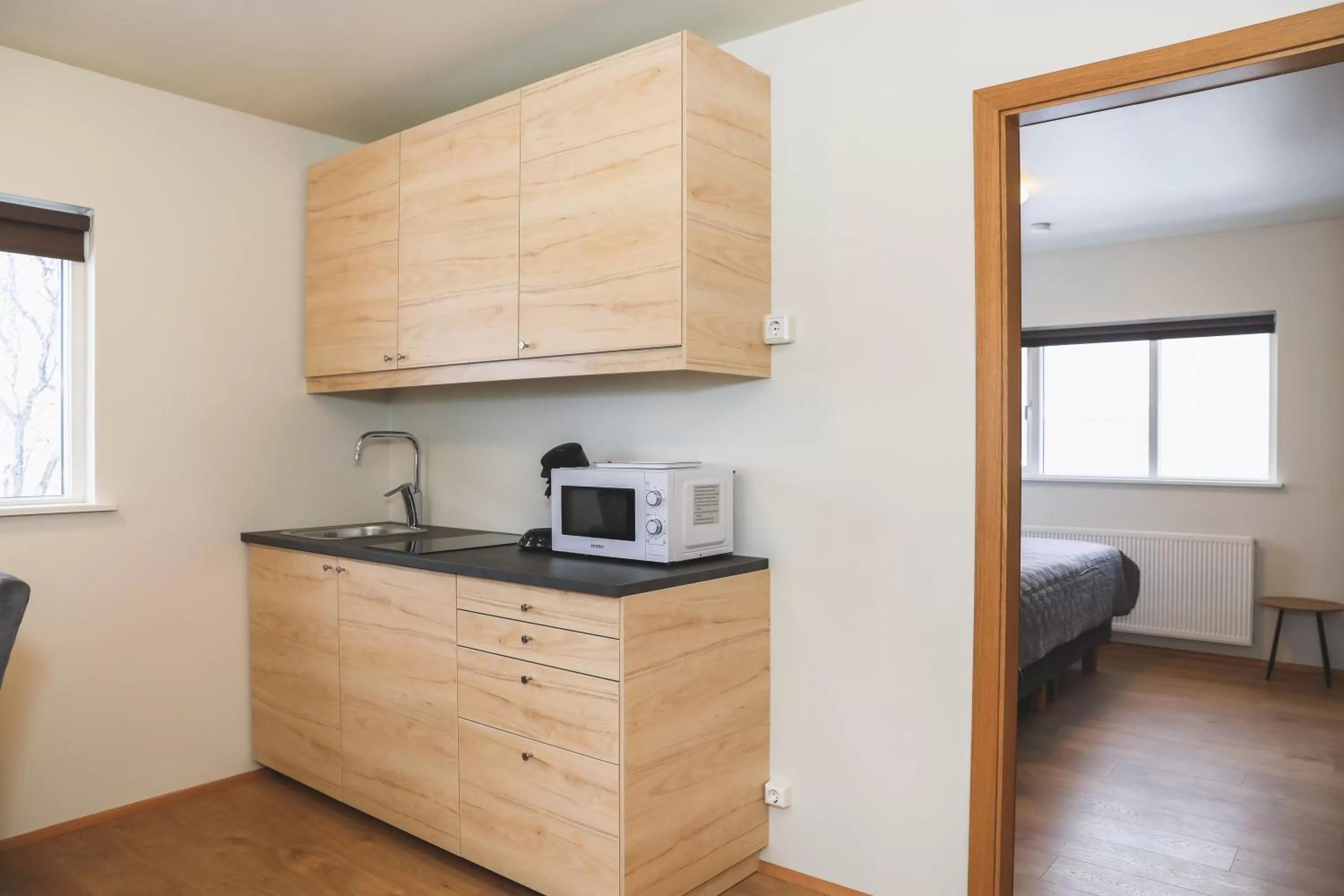 Kitchen or kitchenette in E18 Apartments