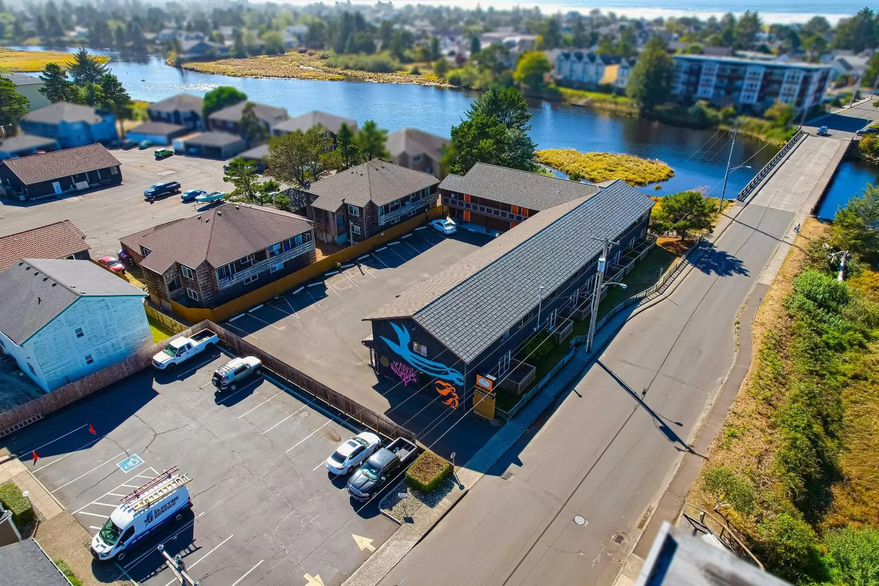 Bird's eye view, Bird's-eye View in Coast River Inn by OYO Seaside