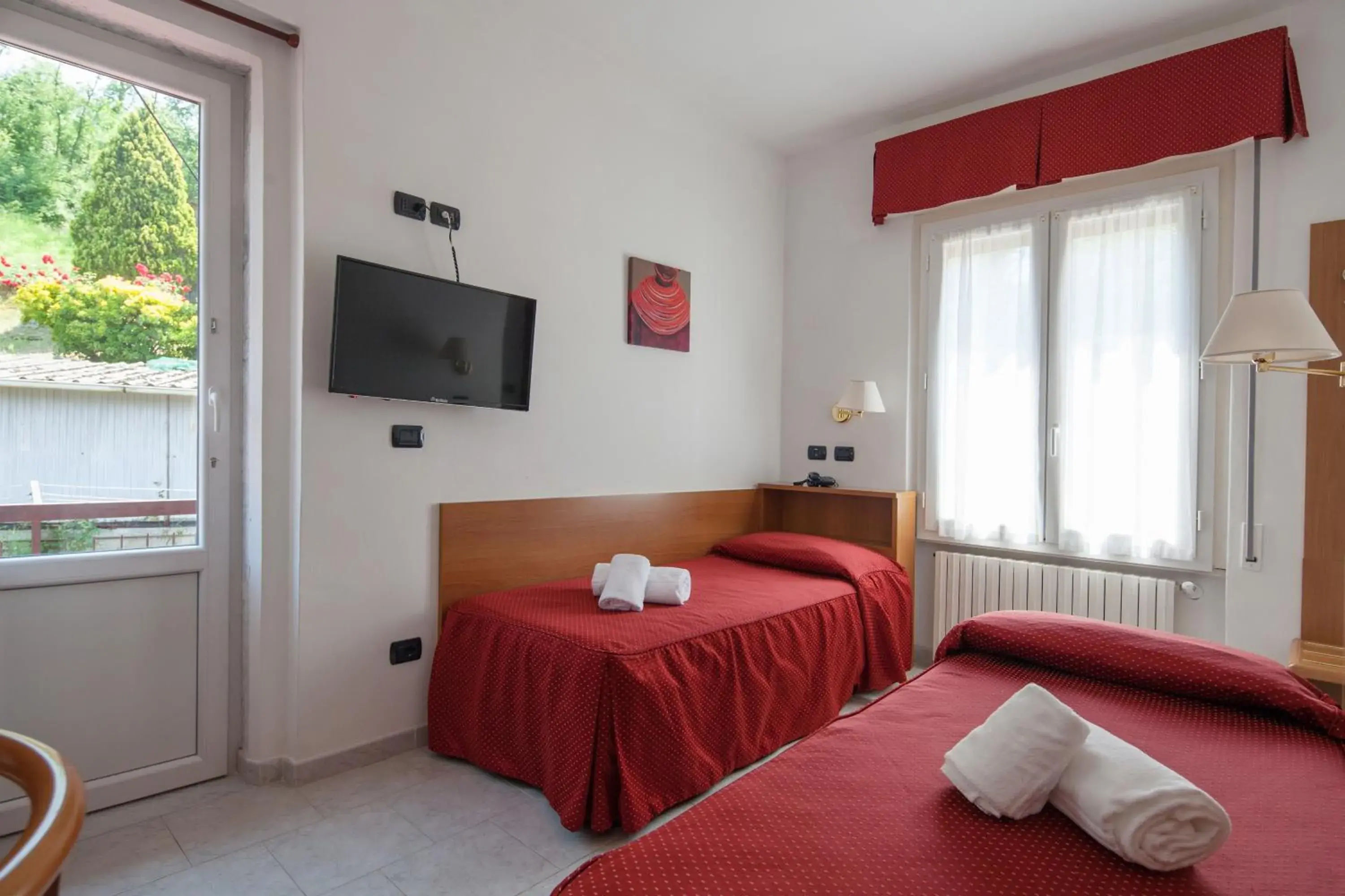 Bedroom, Bed in Hotel Nella