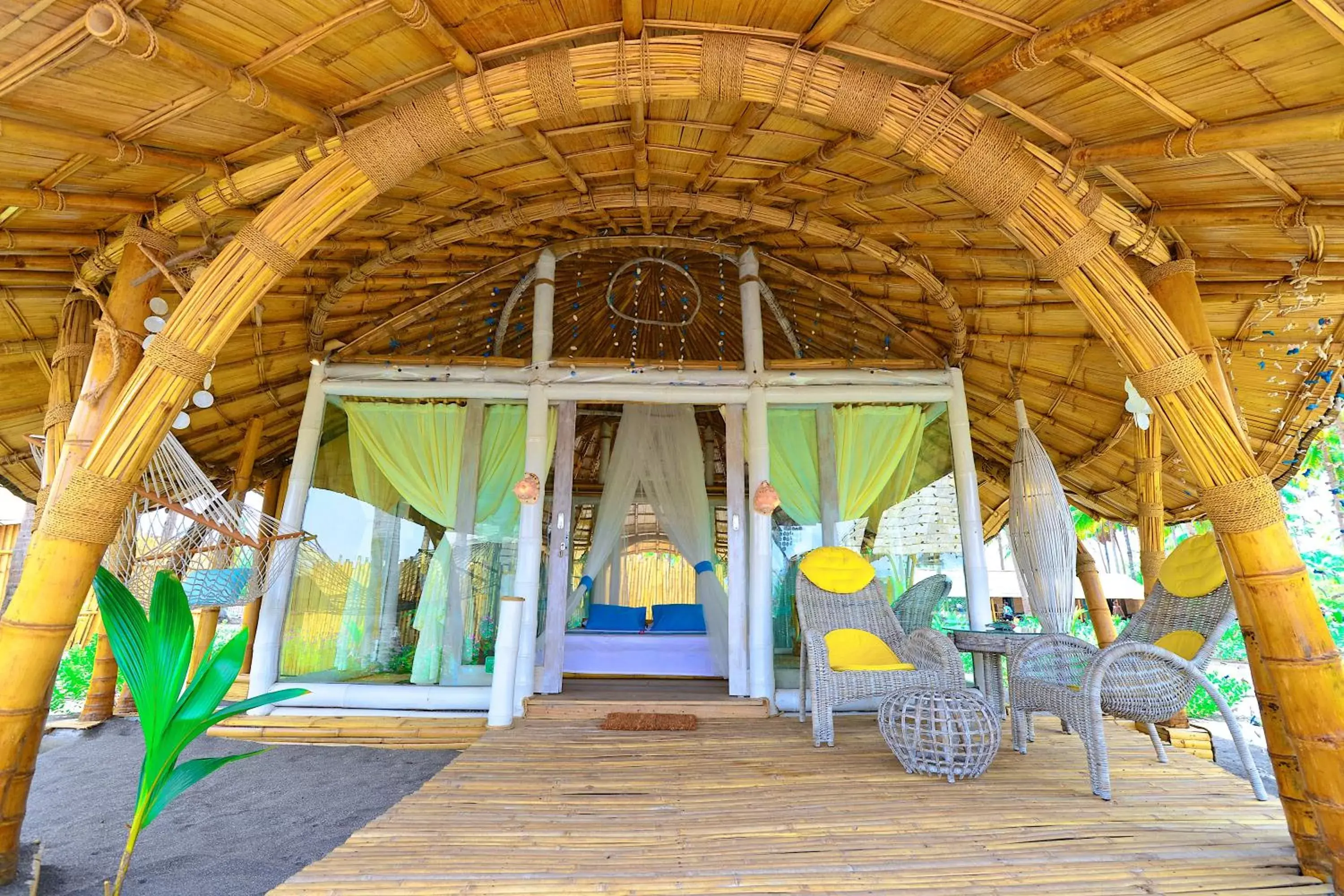 Balcony/Terrace in Coconut Garden Beach Resort