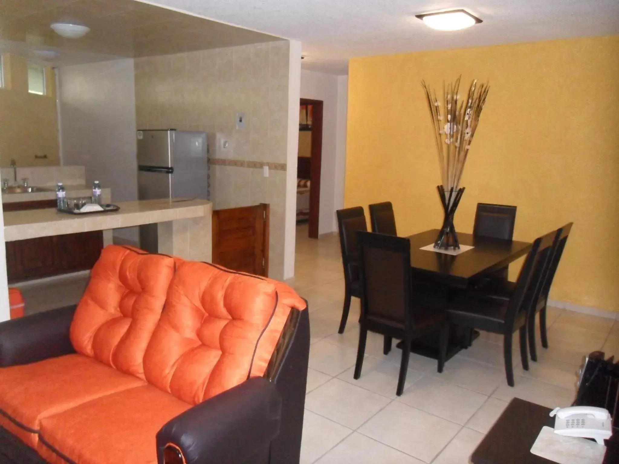 Living room, Dining Area in Hotel Suite Azomali