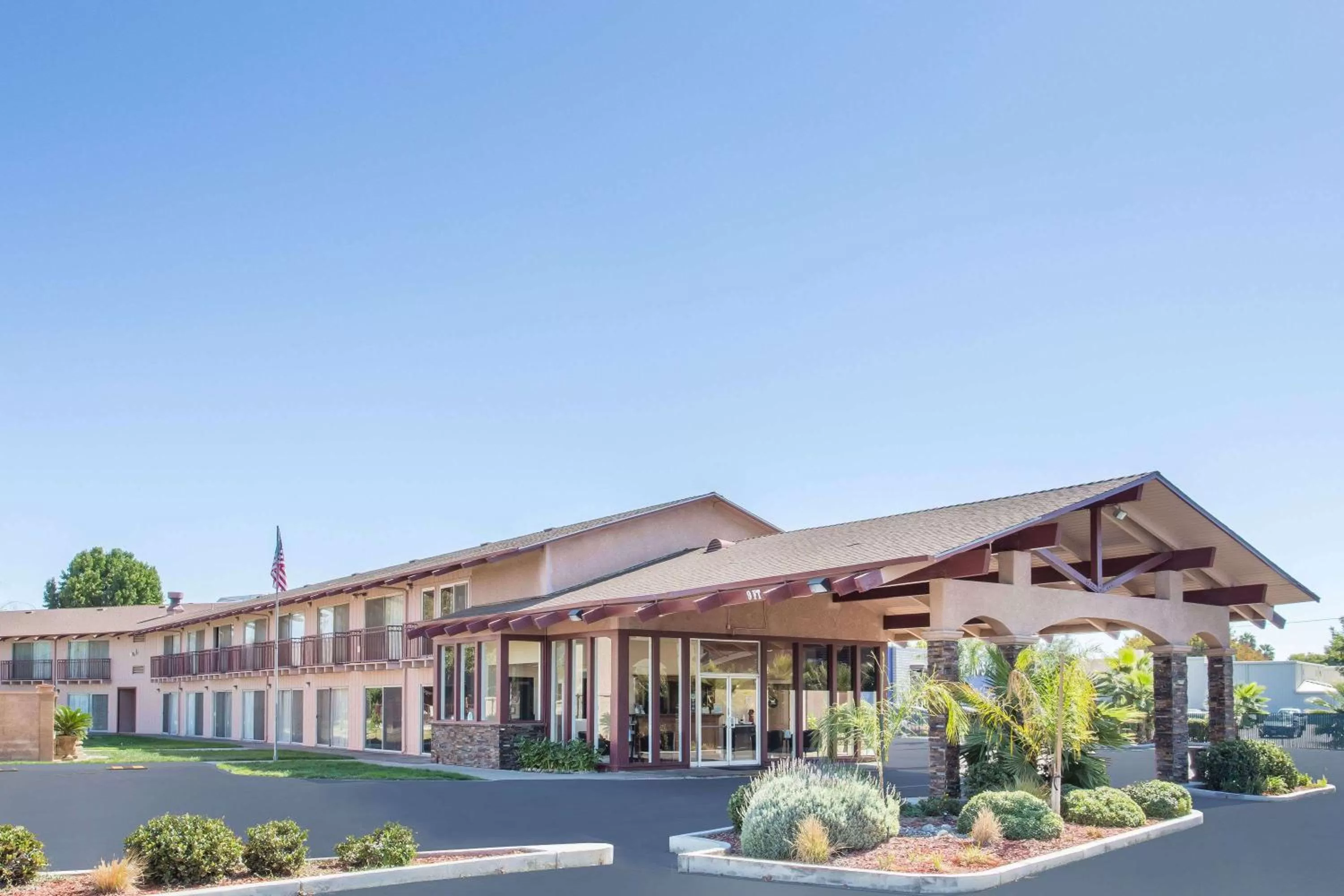 Property building in Days Inn by Wyndham Modesto