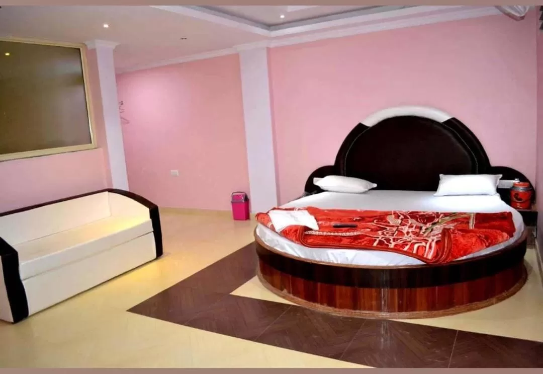 Bed in Hotel Rock View