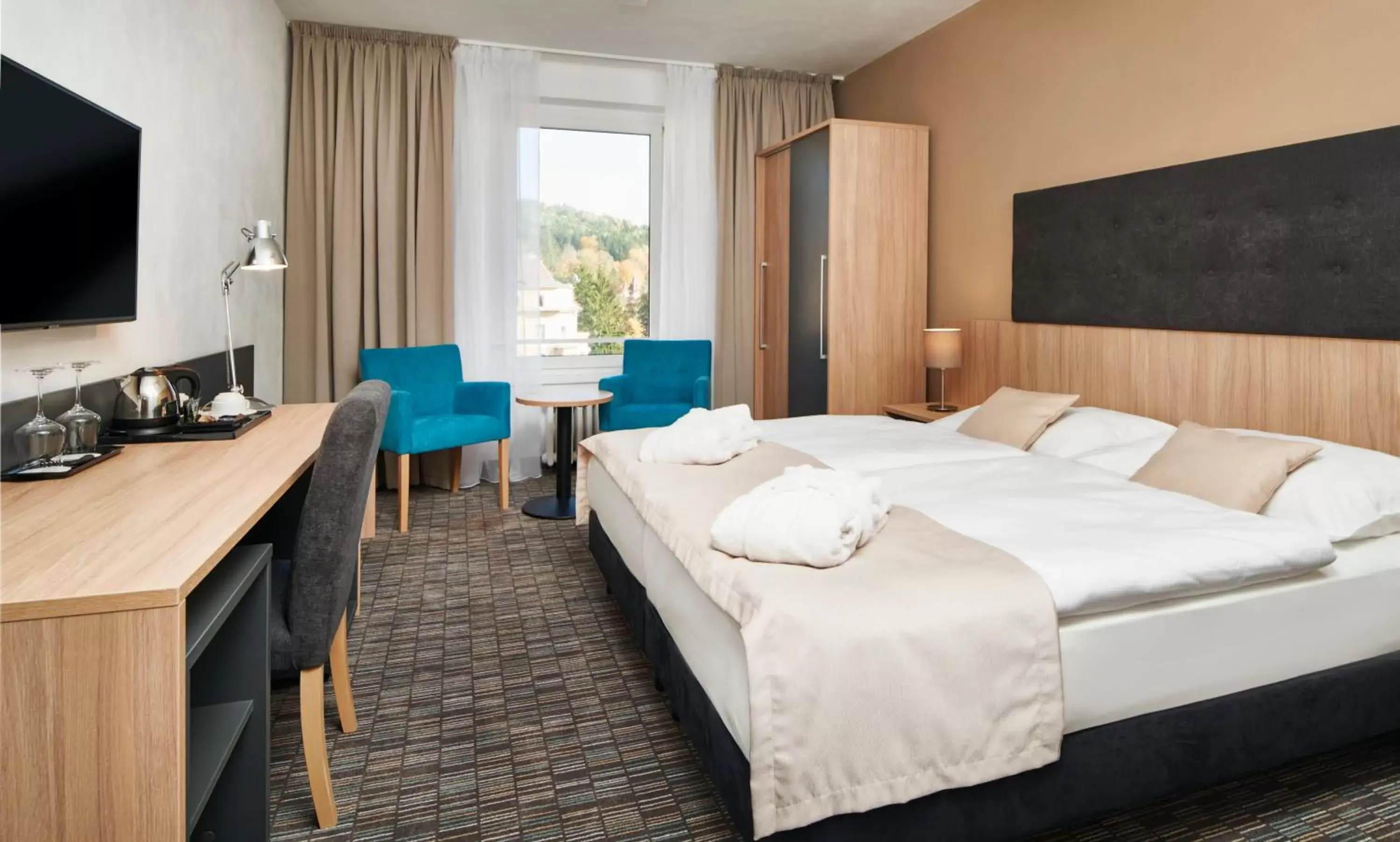 Bedroom, Bed in Spa Hotel Devin