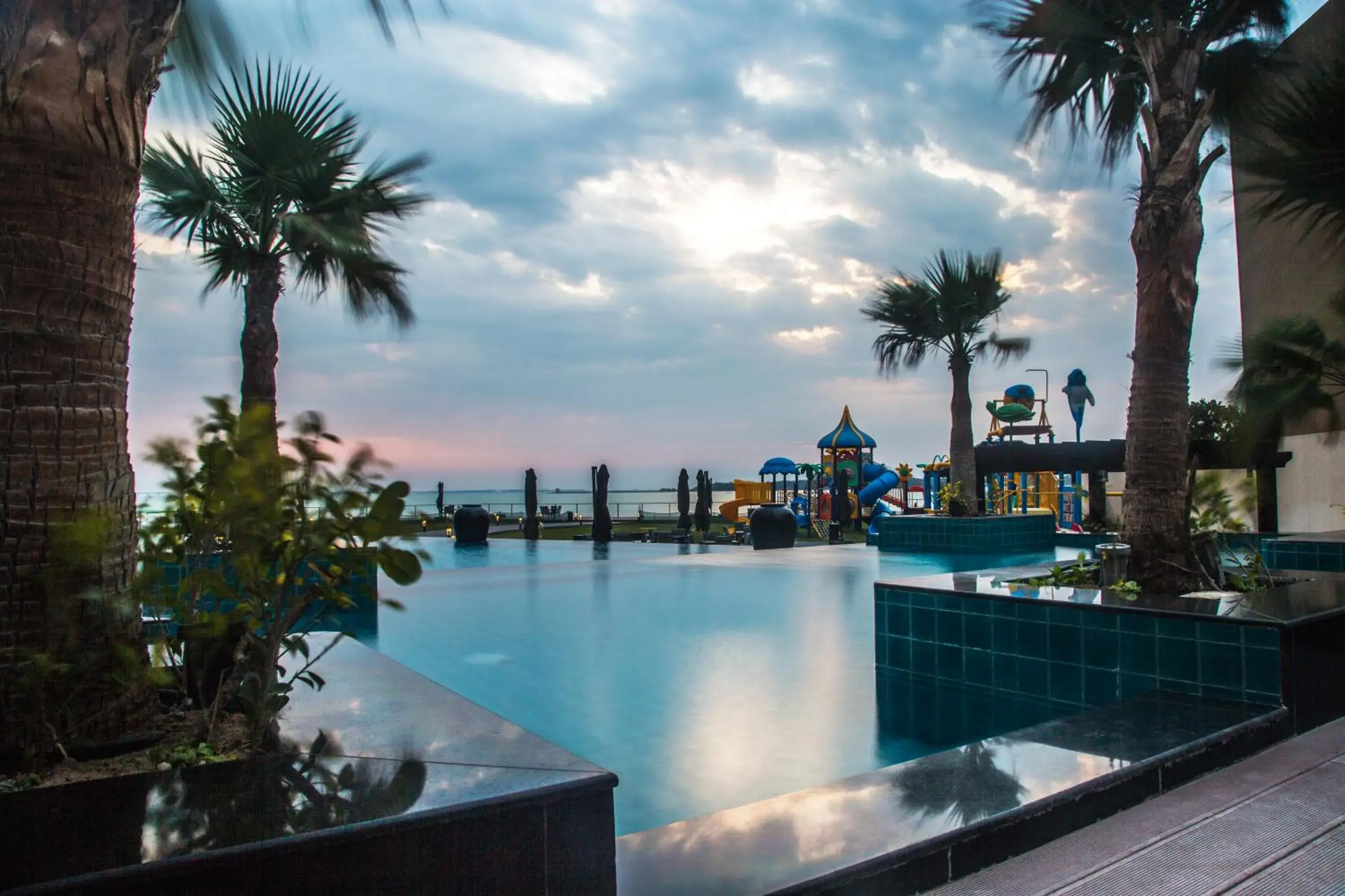 Pool view, Swimming Pool in Lagoona Beach Luxury Resort And Spa