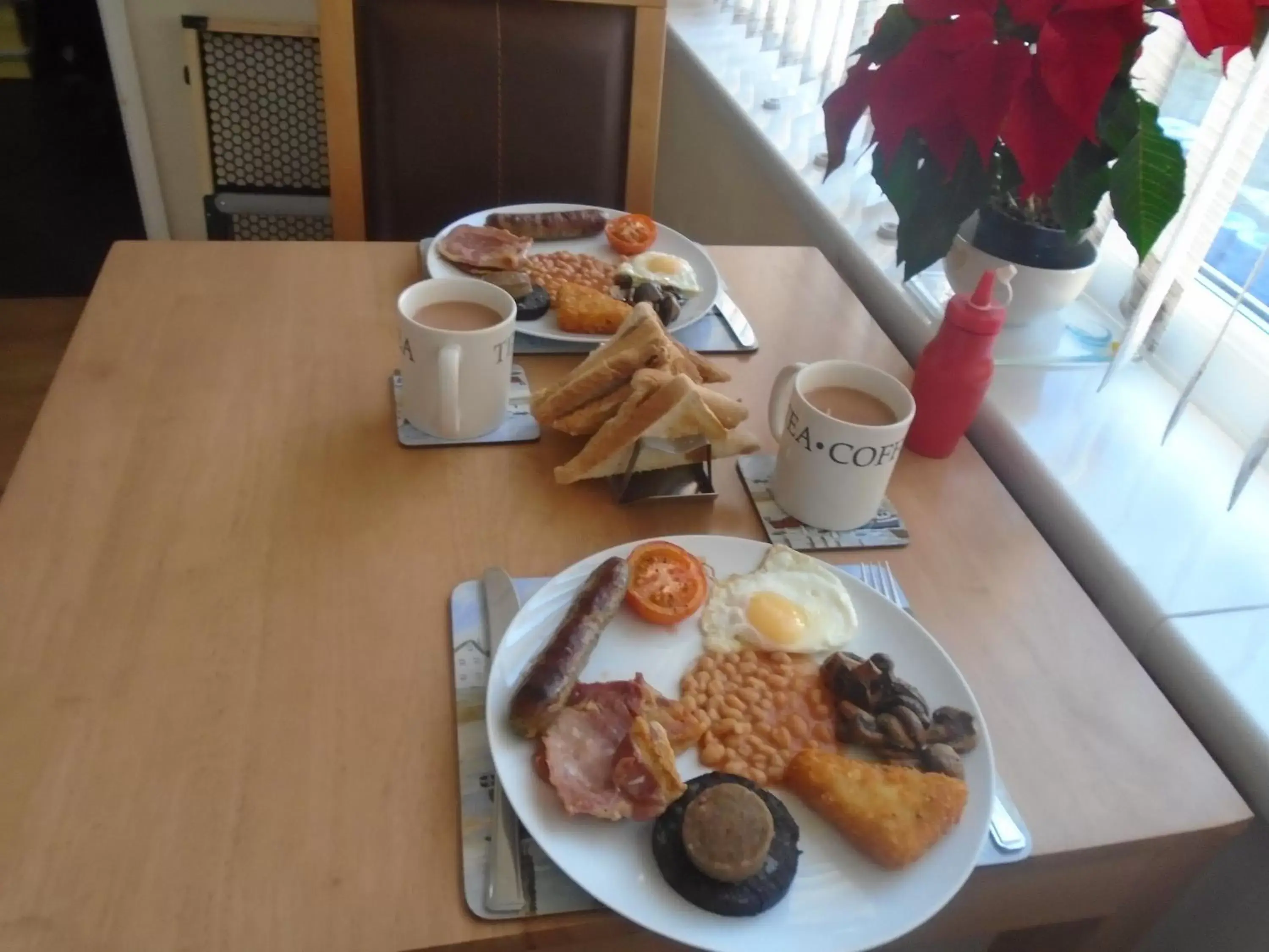 English/Irish breakfast, Breakfast in Trevarrian Lodge