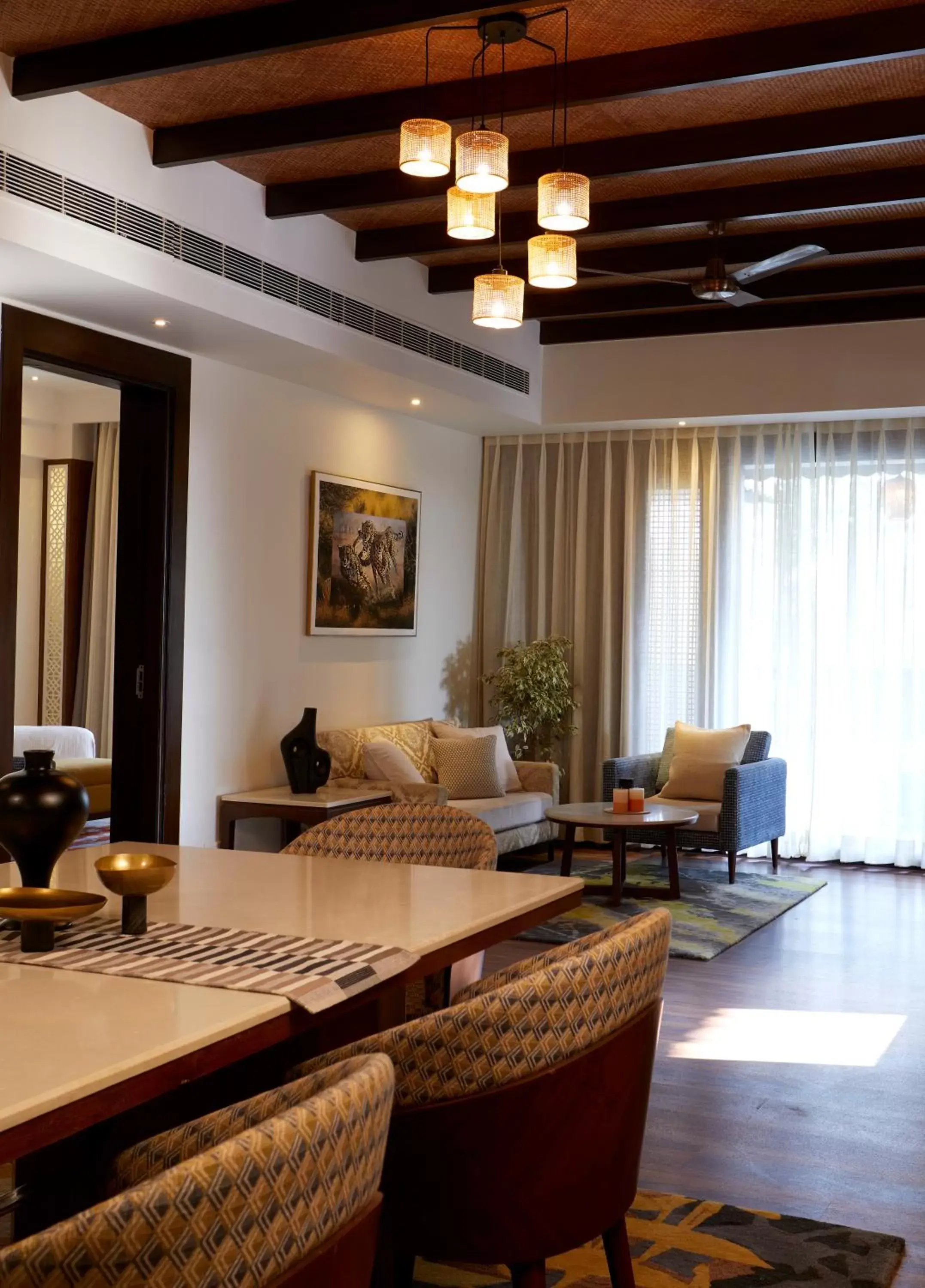 Living room, Seating Area in The Ananta Udaipur Resort & Spa