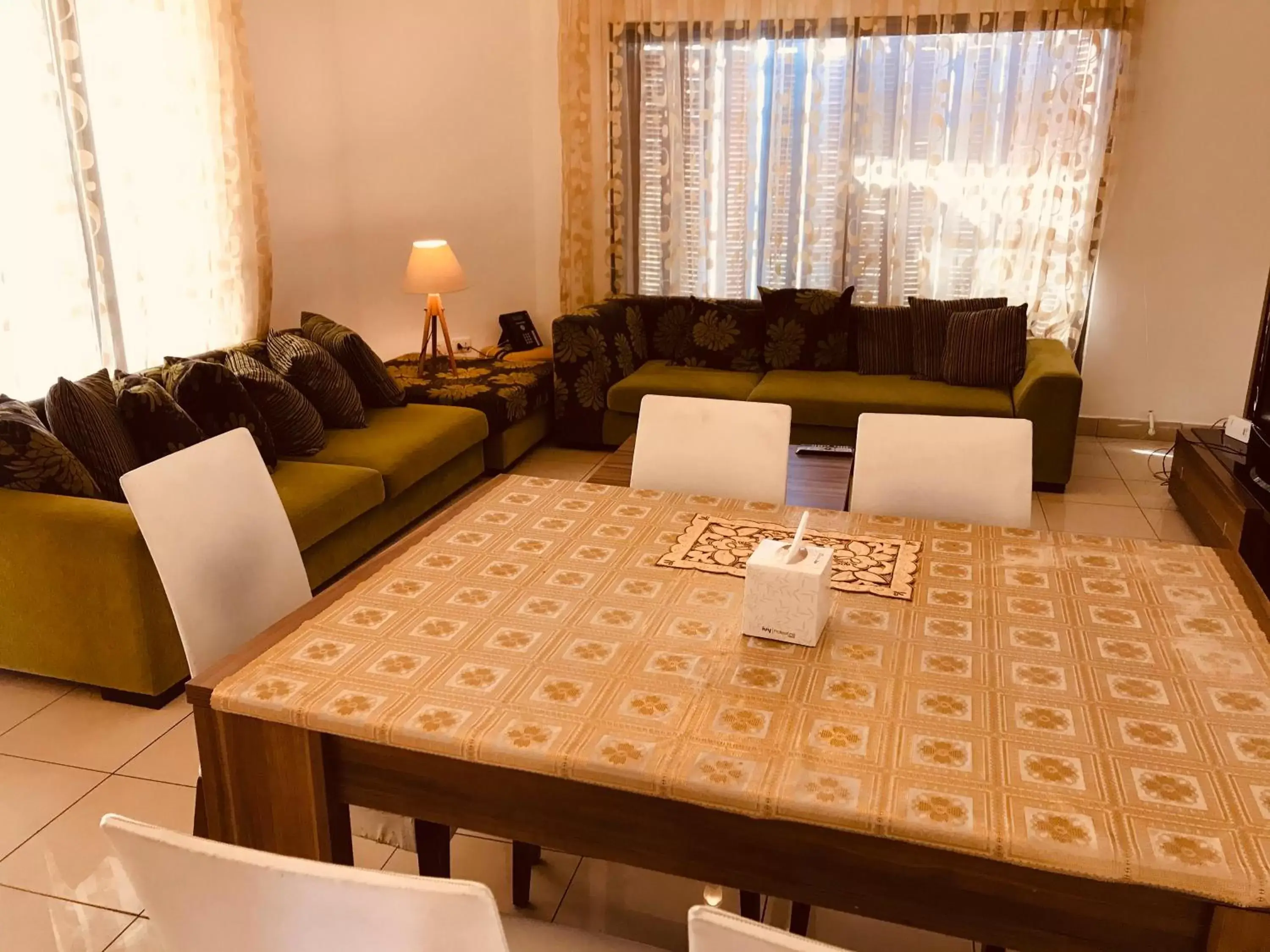 Living room, Seating Area in Tala Bay Residence