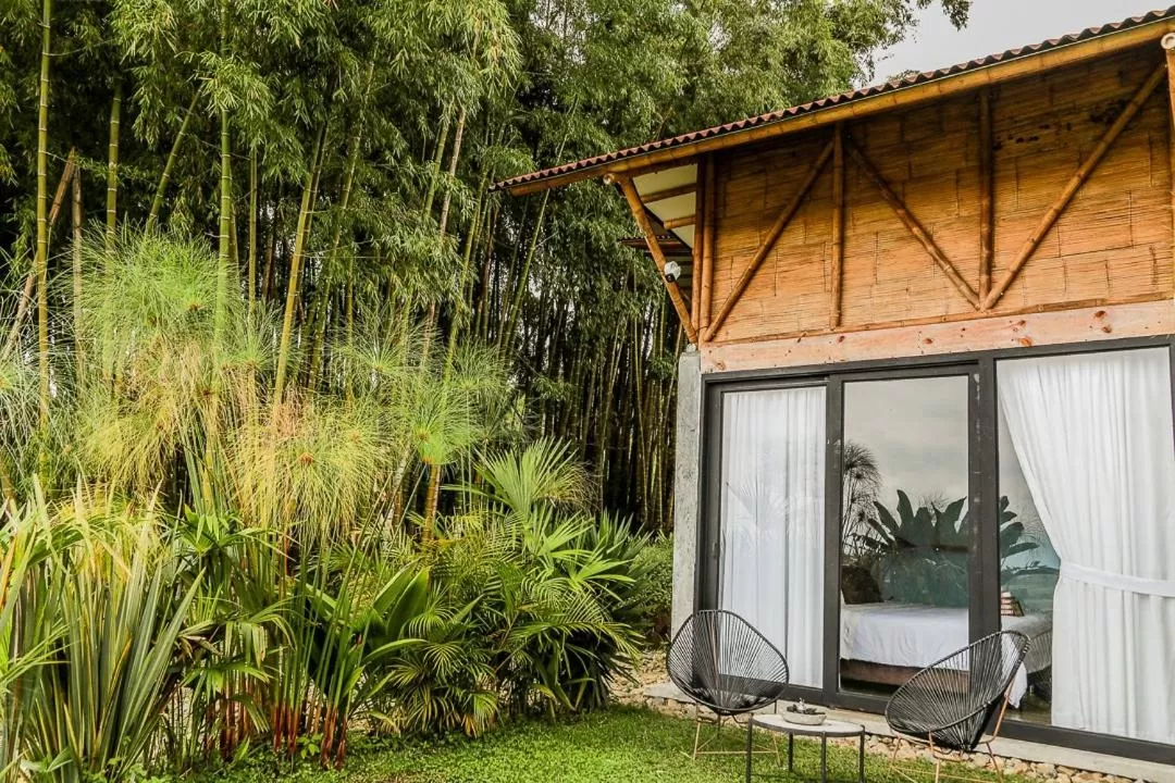 Garden in Ecohotel Monte Tierra Habitaciones y Glamping