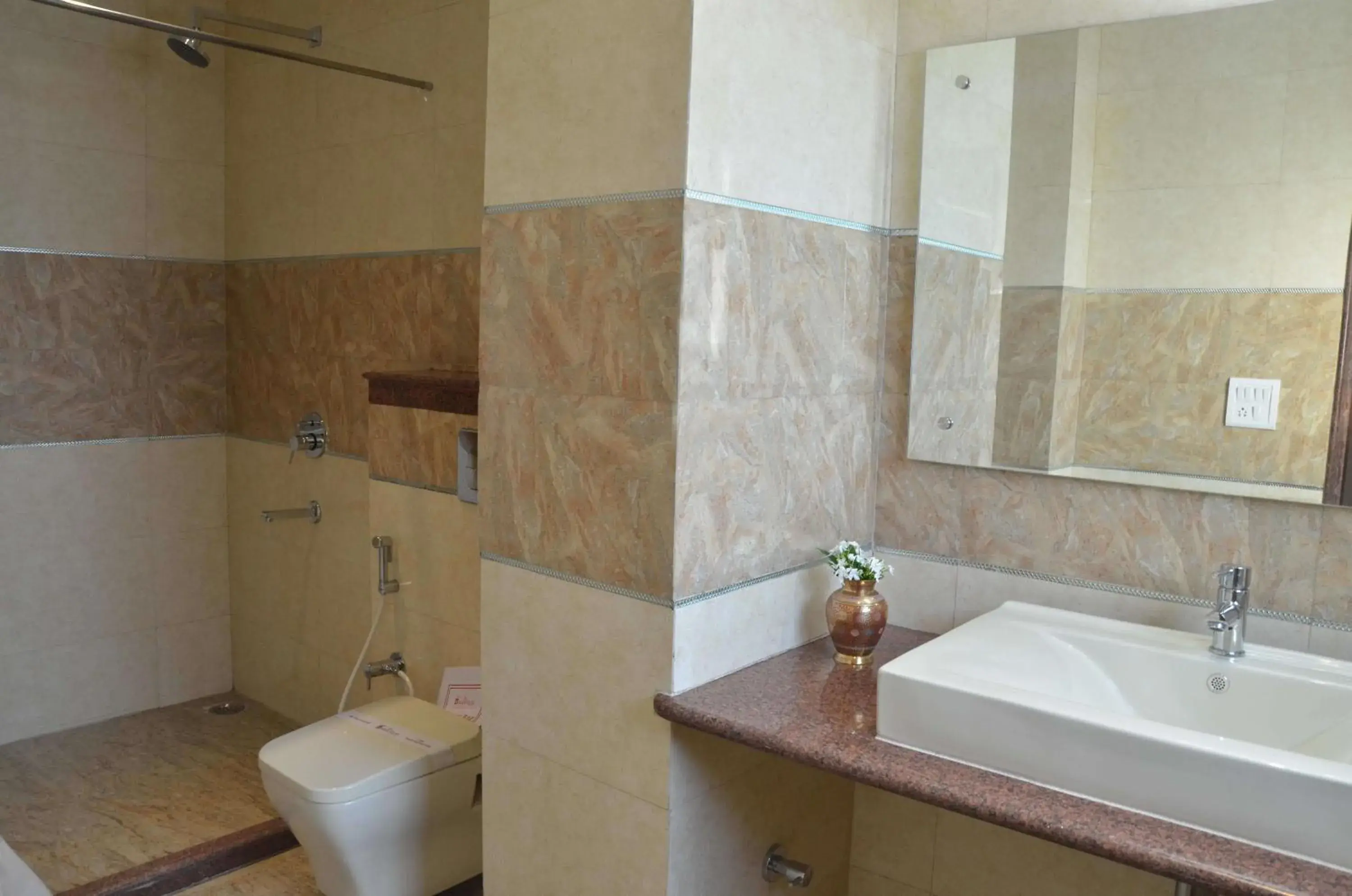 Bathroom in Hotel Karan Vilas