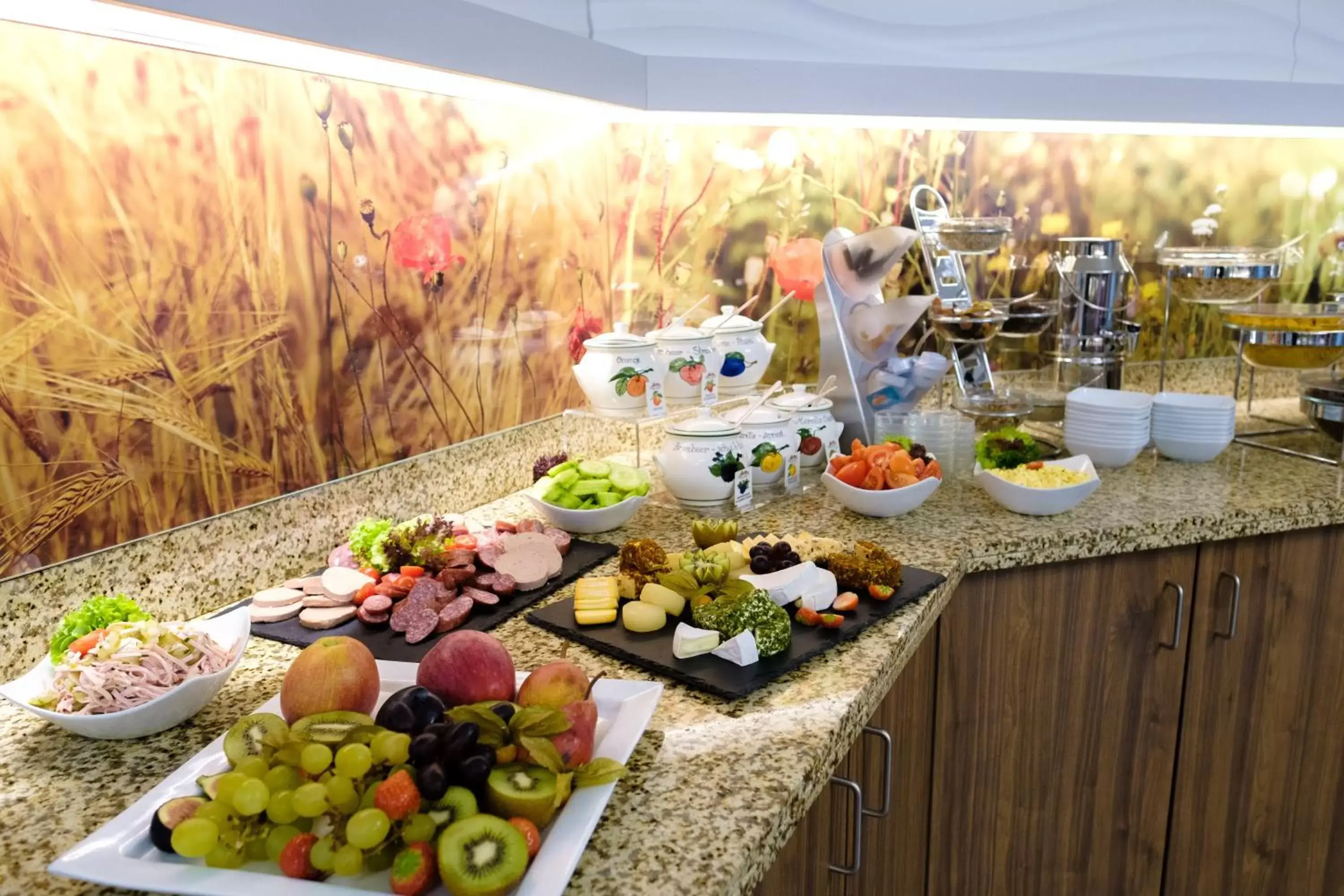 Buffet breakfast, Food in Hotel Sportwelt Radeberg