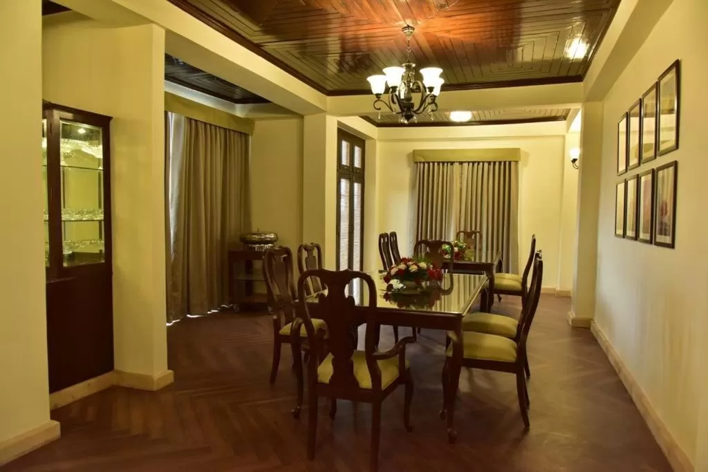 Dining area in The Oaktree House