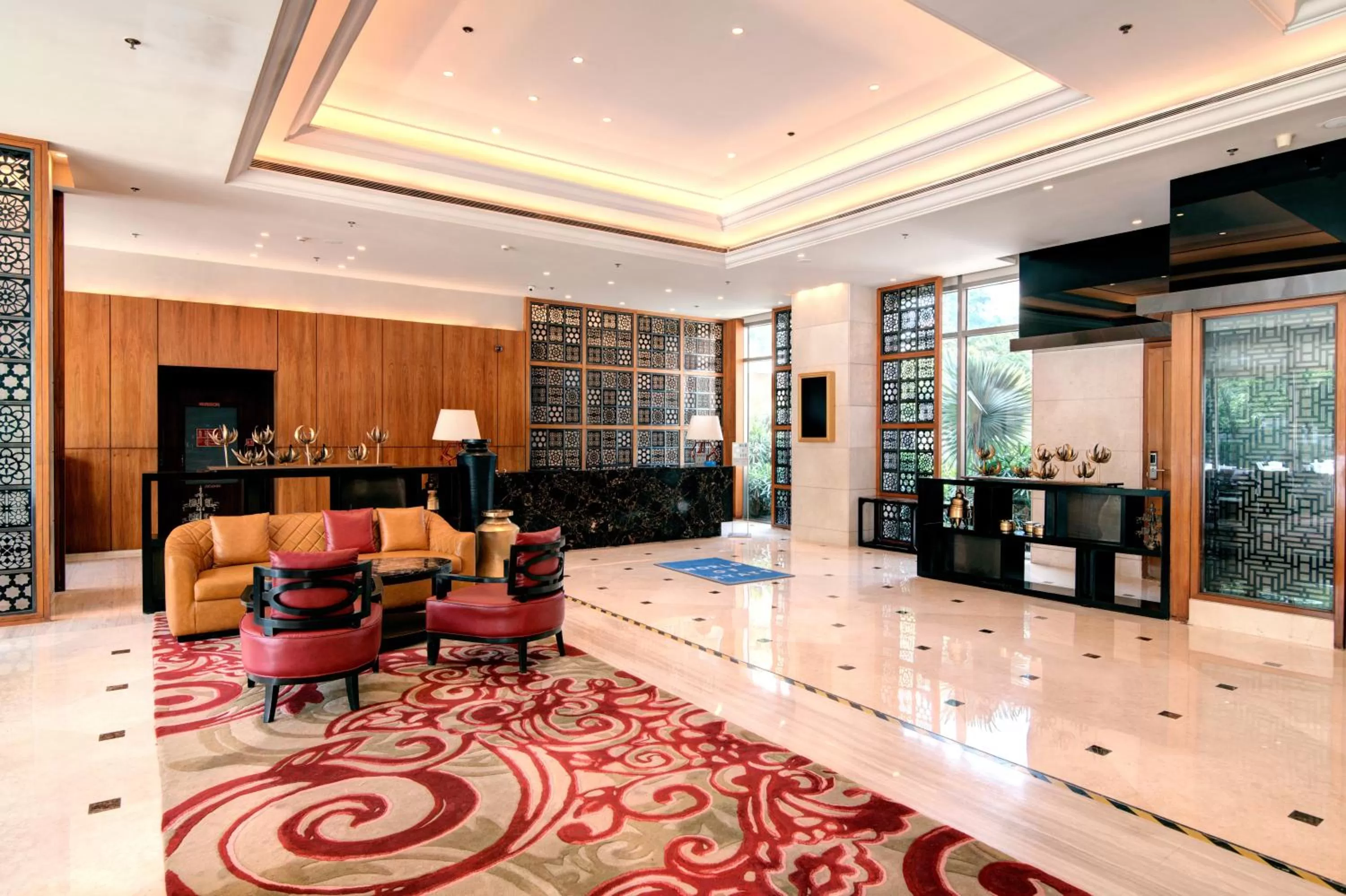 Lobby or reception in Hyatt Ahmedabad
