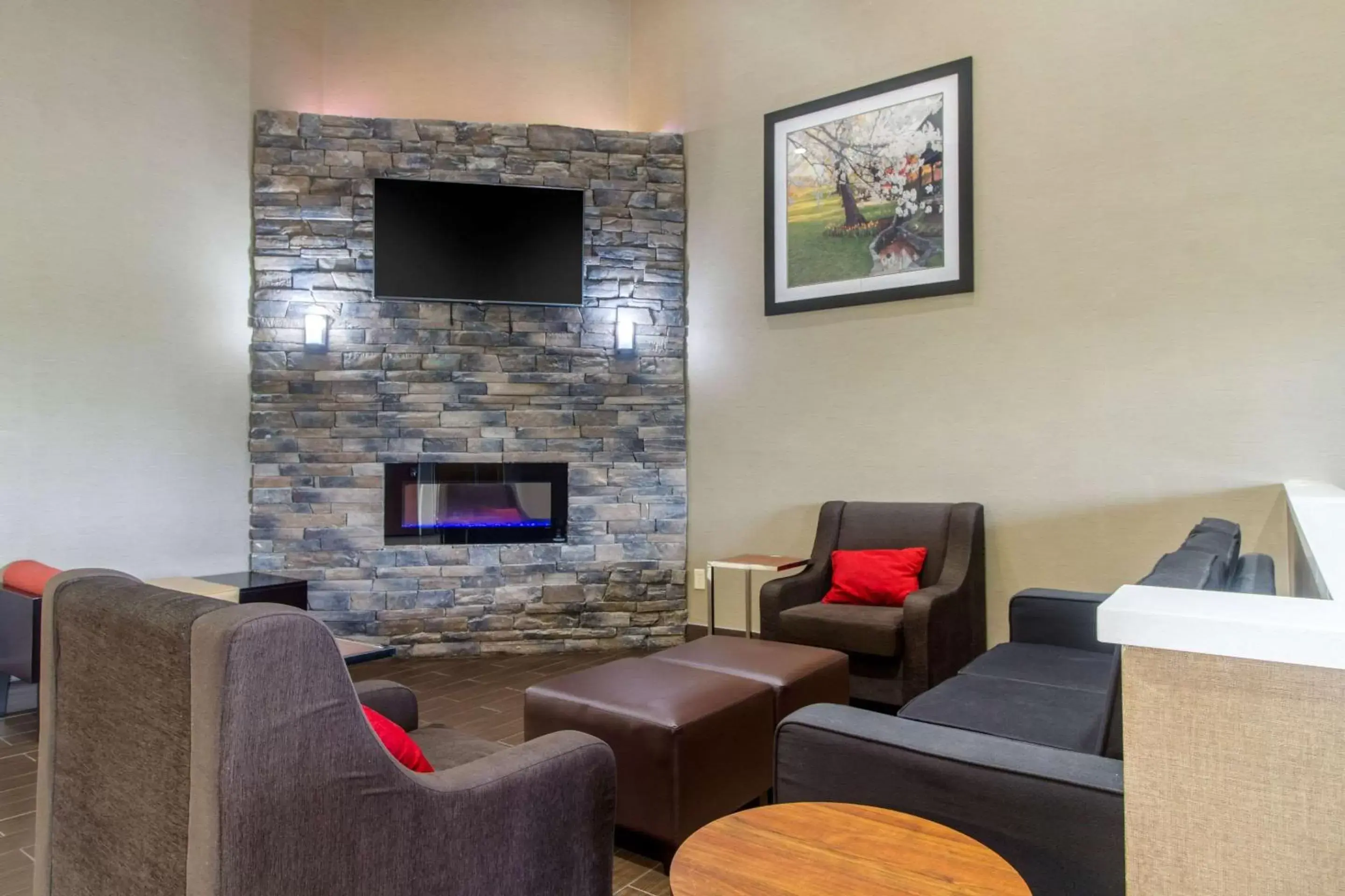 Lobby or reception, Seating Area in Comfort Suites Danville