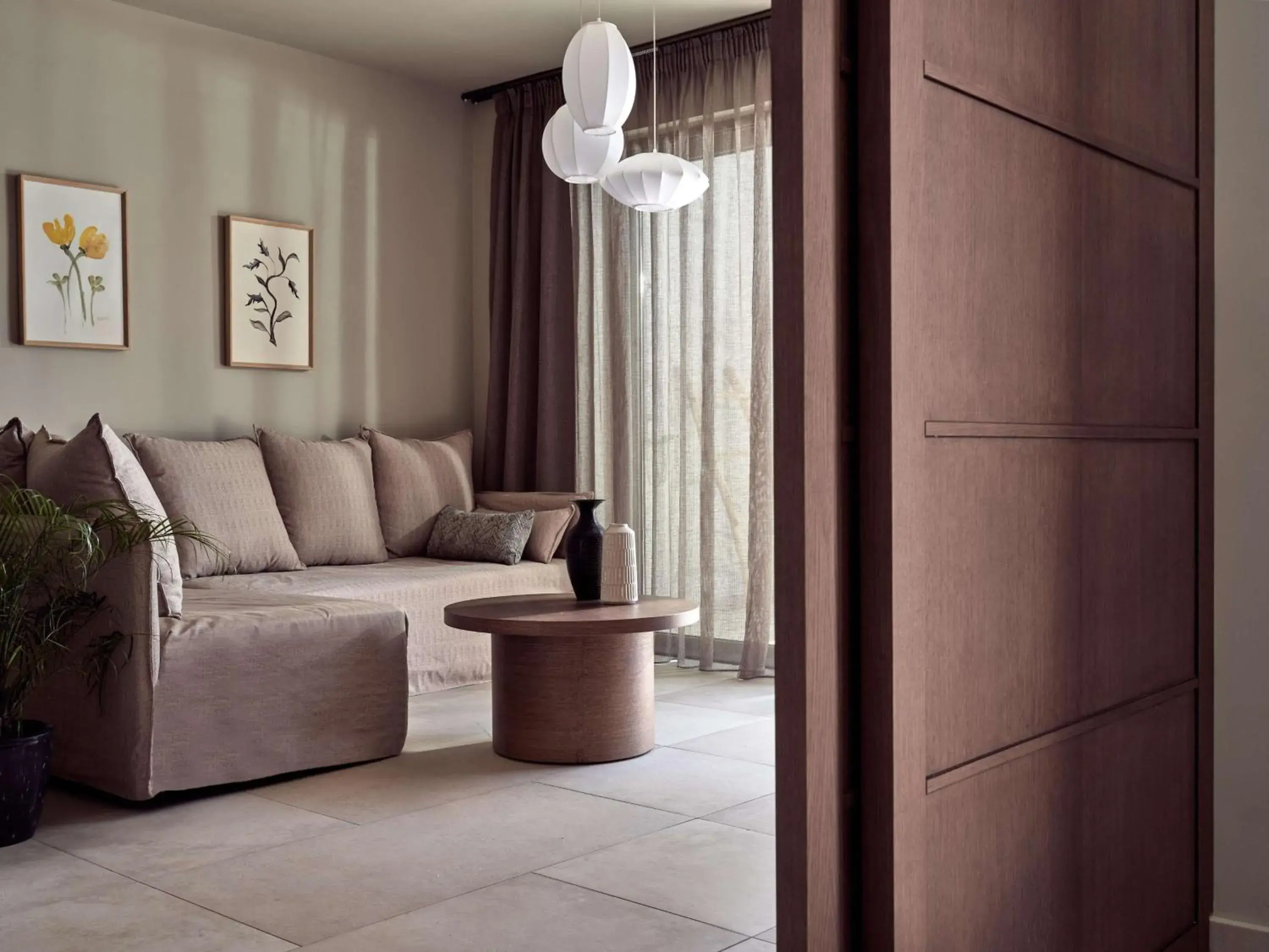 Bedroom, Seating Area in The Royal Senses Resort Crete, Curio Collection by Hilton
