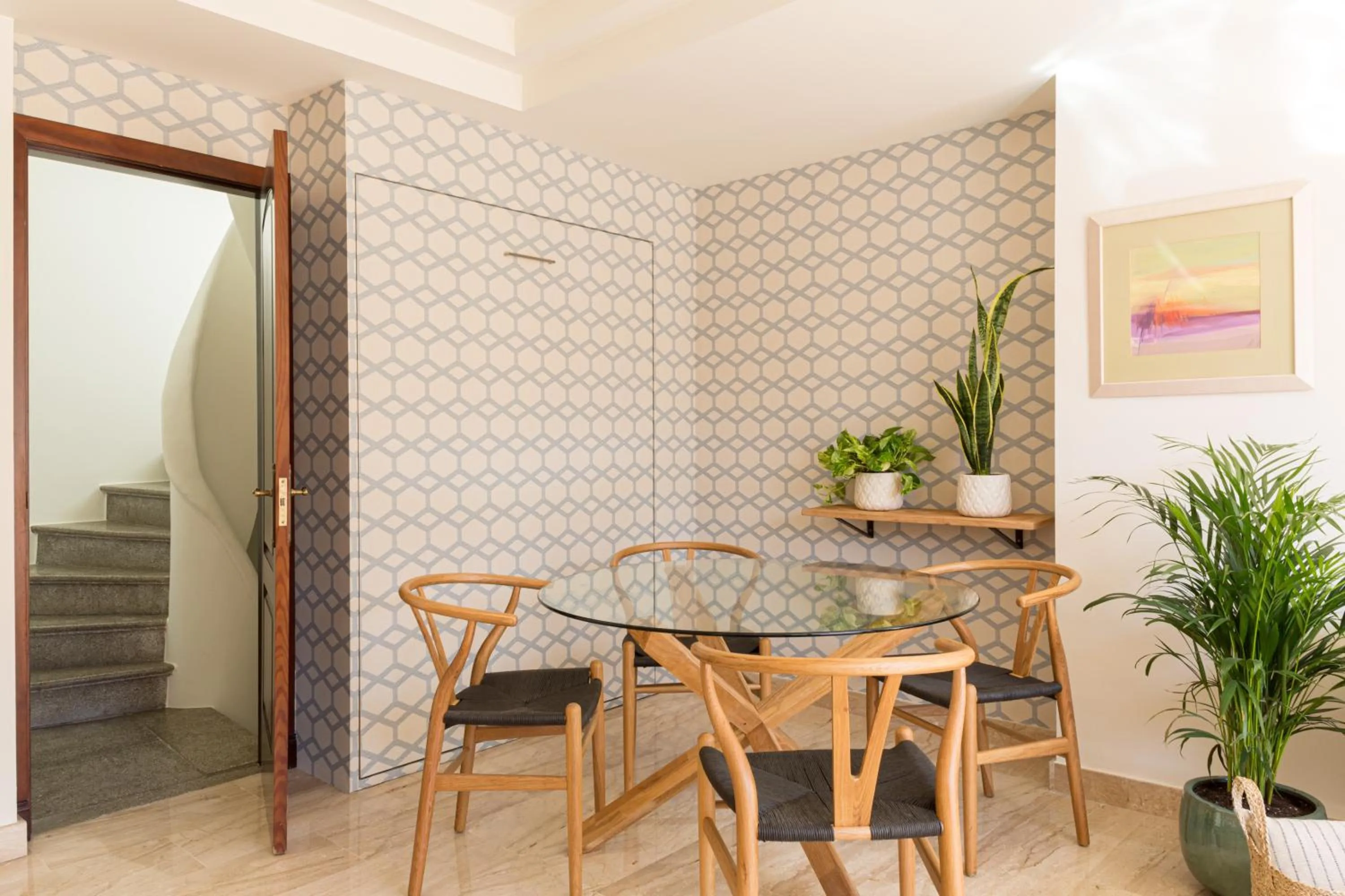 Living room in Puerta Catedral Apartments