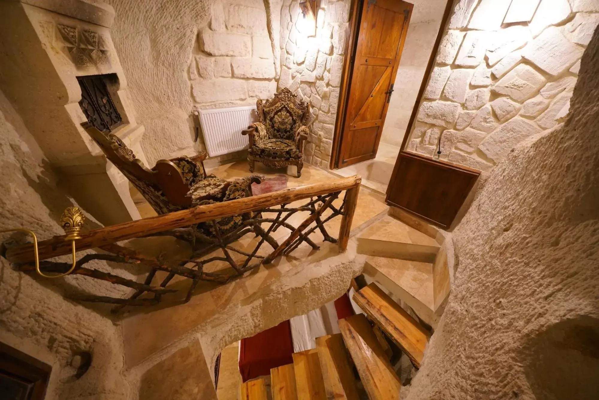 Seating area in Cappadocia Nar Cave House & Hot Swimming Pool