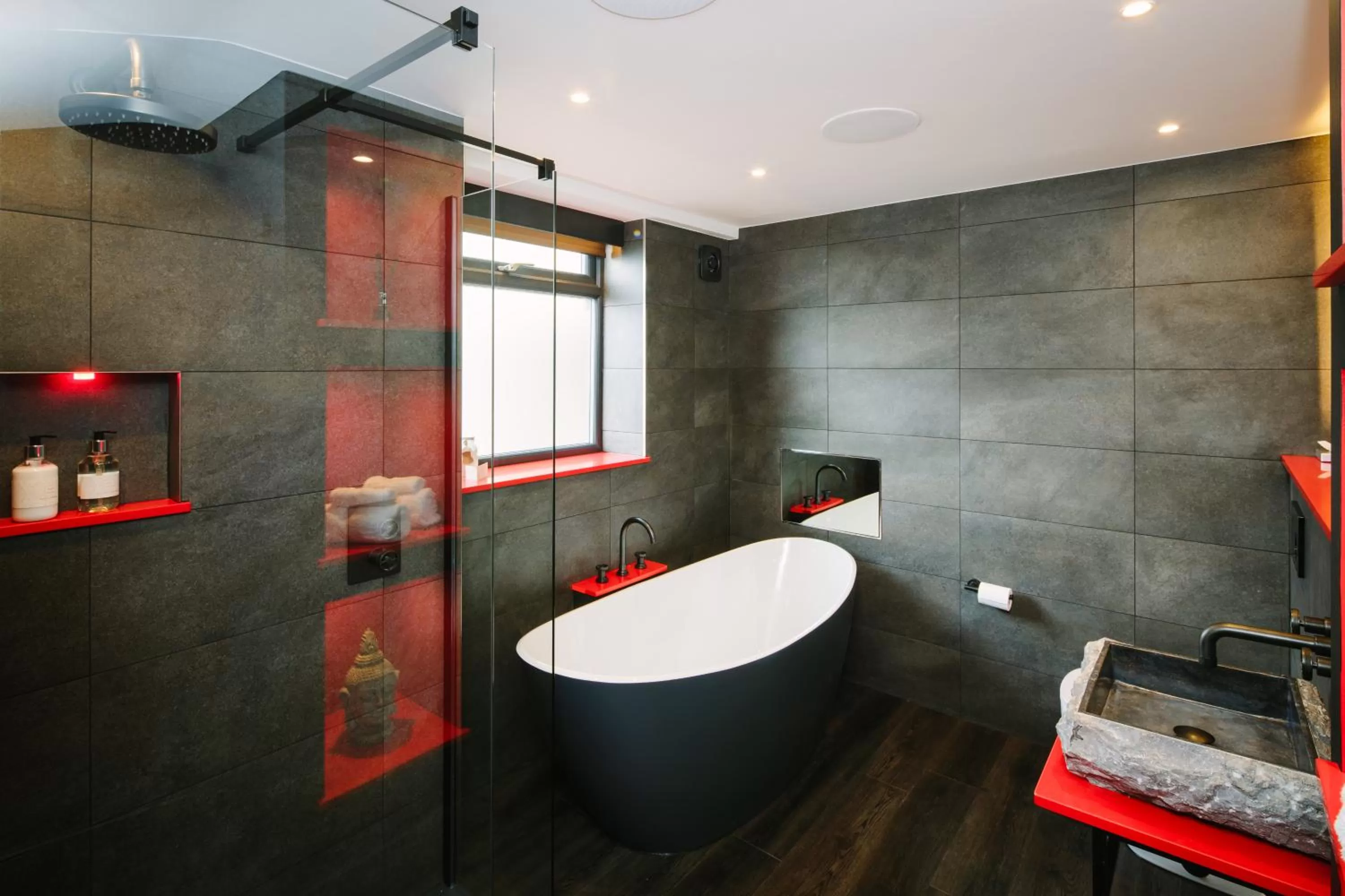 Bathroom in Absoluxe Suites