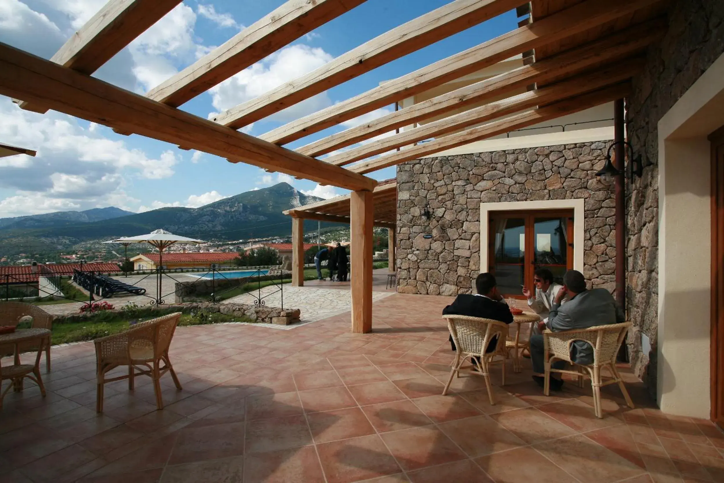 Balcony/Terrace in Hotel Villa Gustui Maris