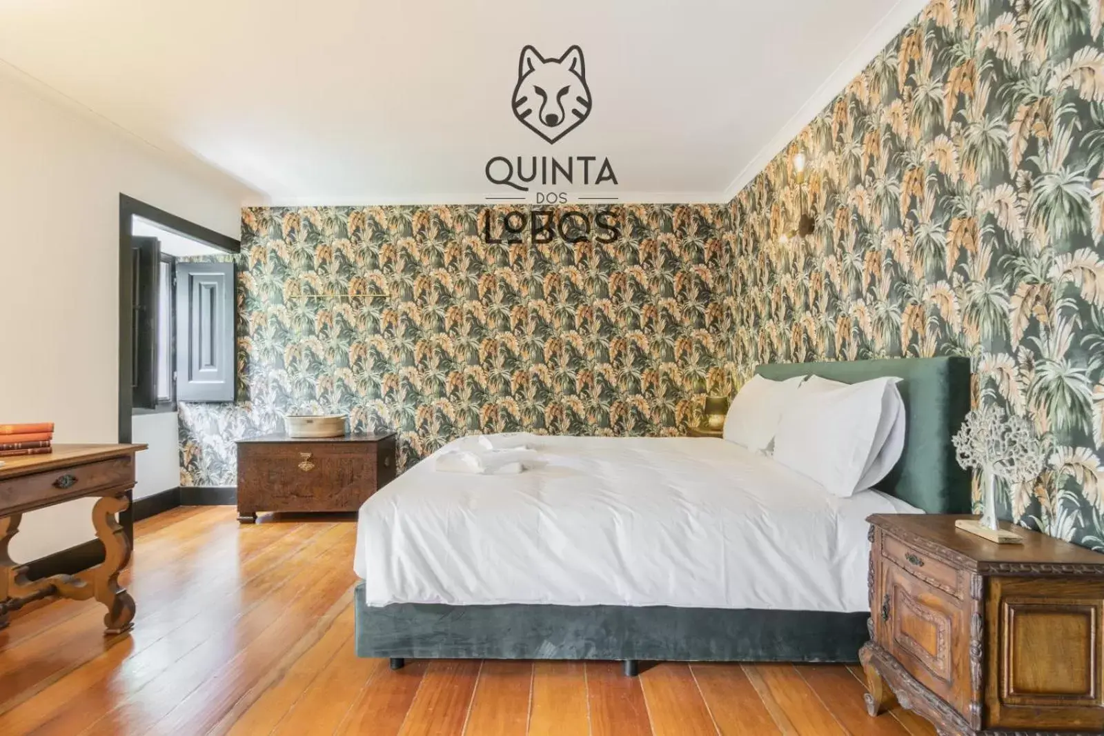 Bedroom, Bed in Quinta dos Lobos Boutique Hotel - Art & Nature Experience