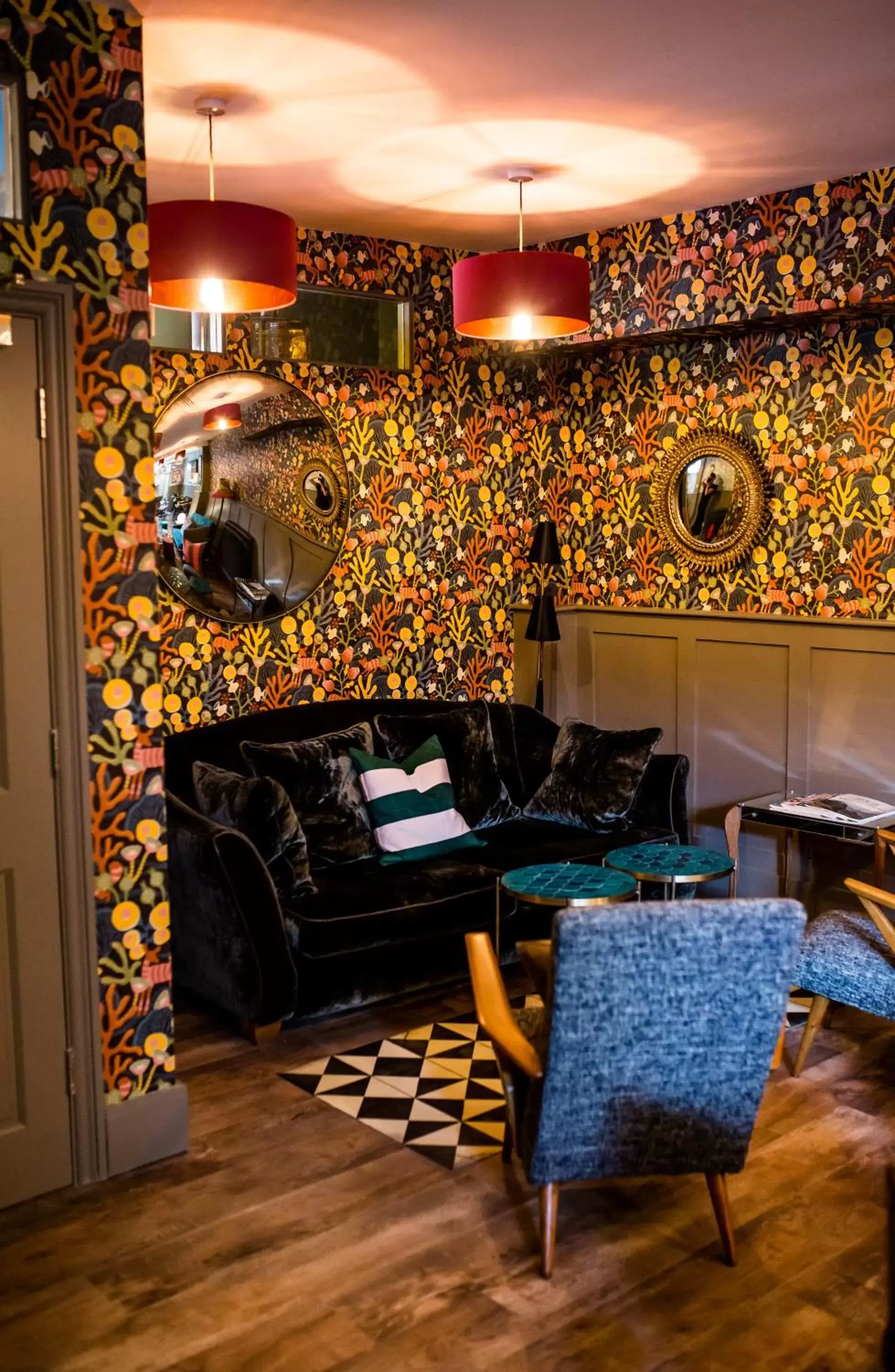 Living room in Moore House Living room in Moore House