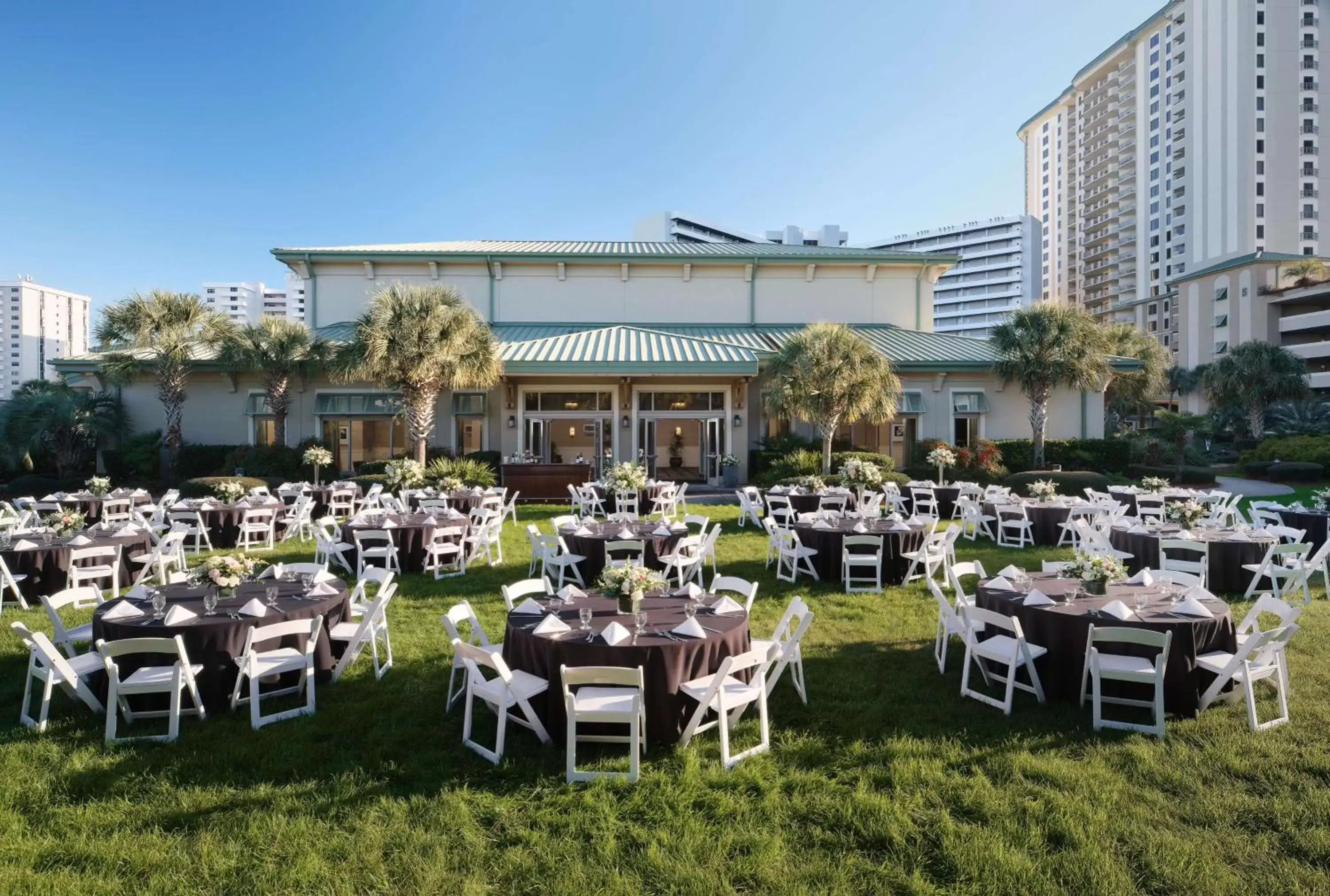 Meeting/conference room, Restaurant/Places to Eat in Hilton Myrtle Beach Resort