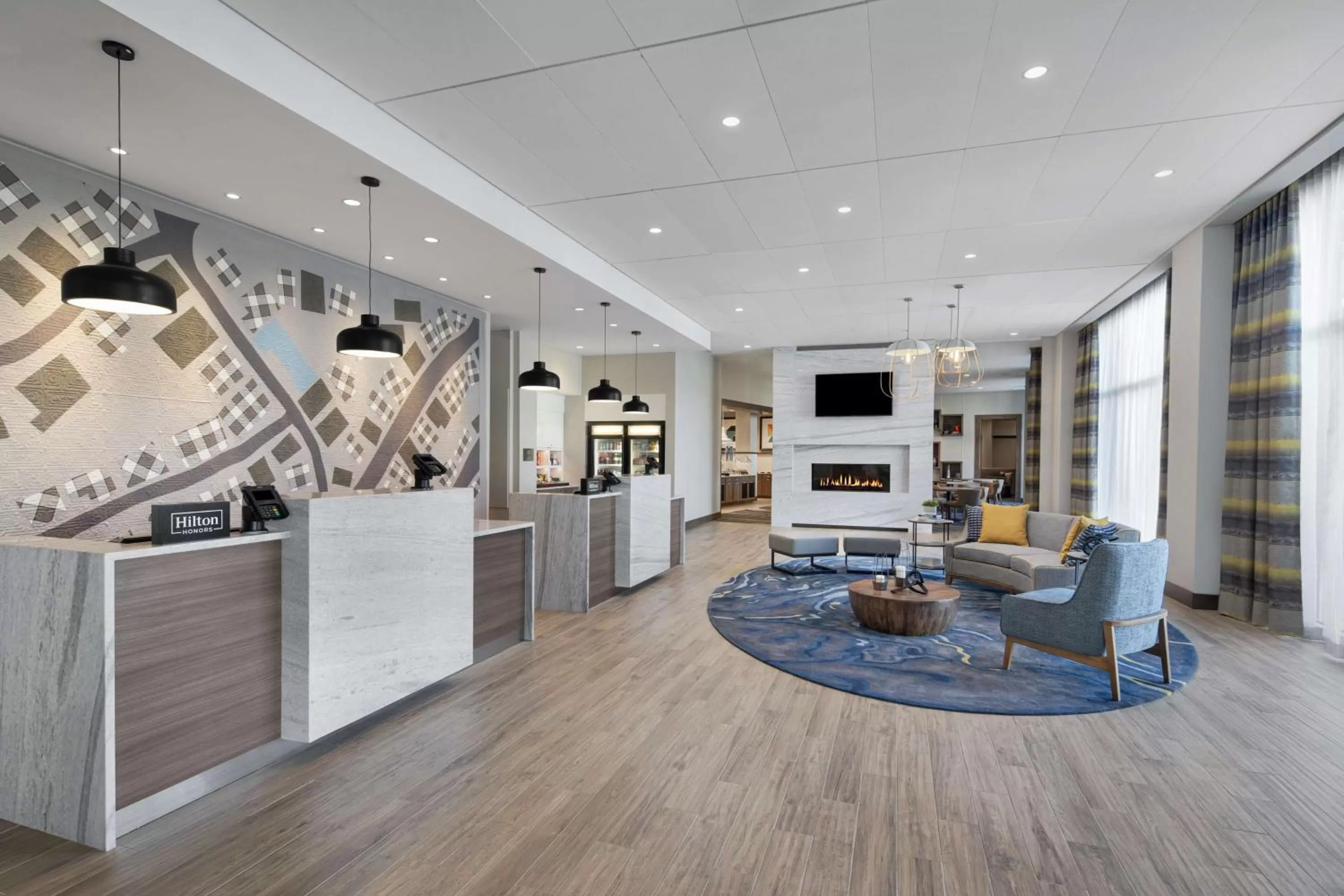 Lobby or reception in Homewood Suites by Hilton Boston Woburn
