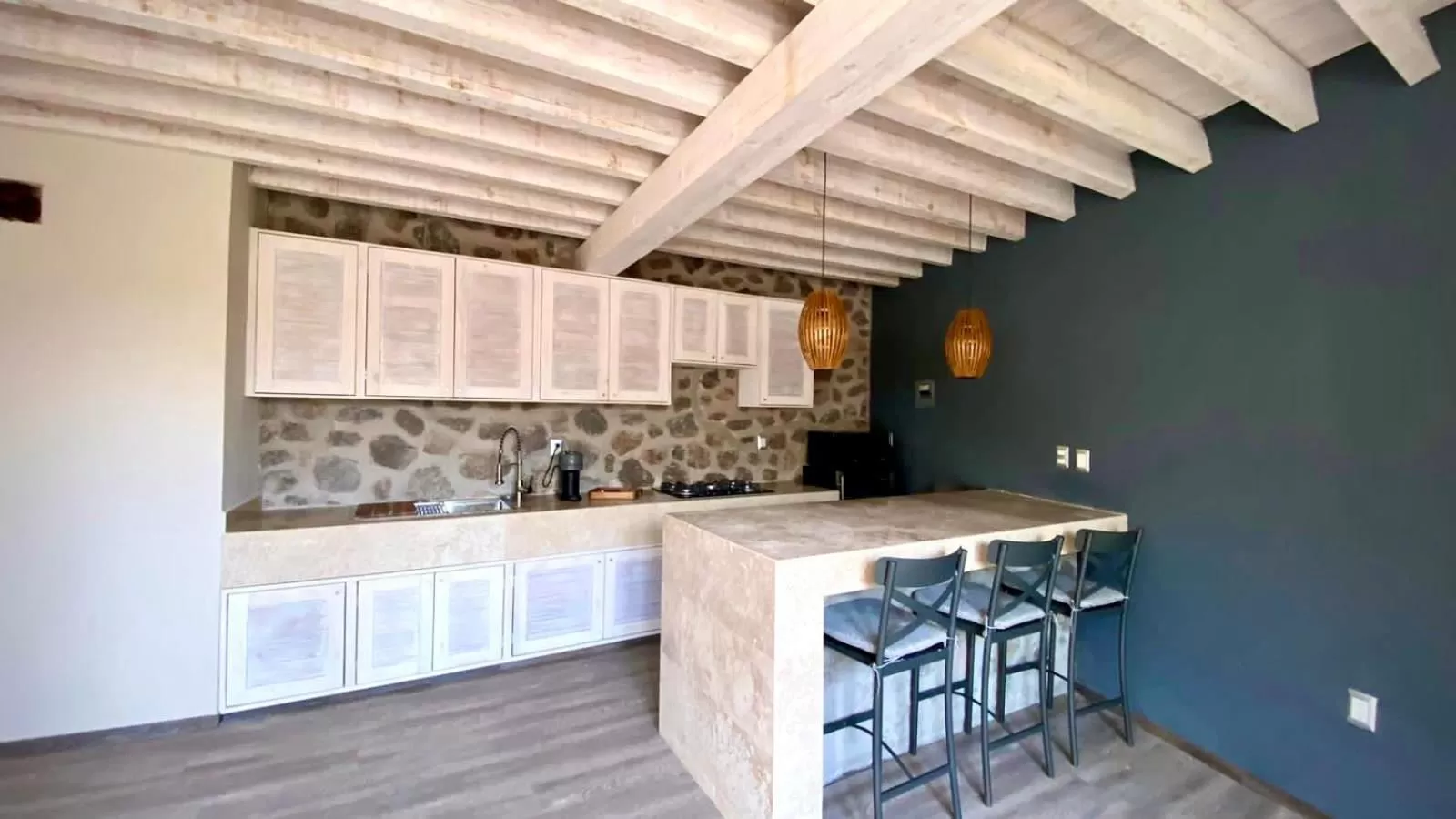 Kitchen or kitchenette in Suites Campestres Montebello