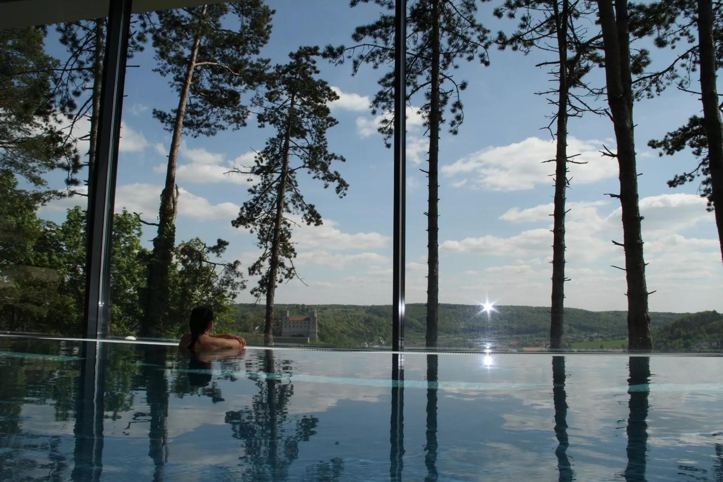 View (from property/room) in Wellnesshotel Schönblick