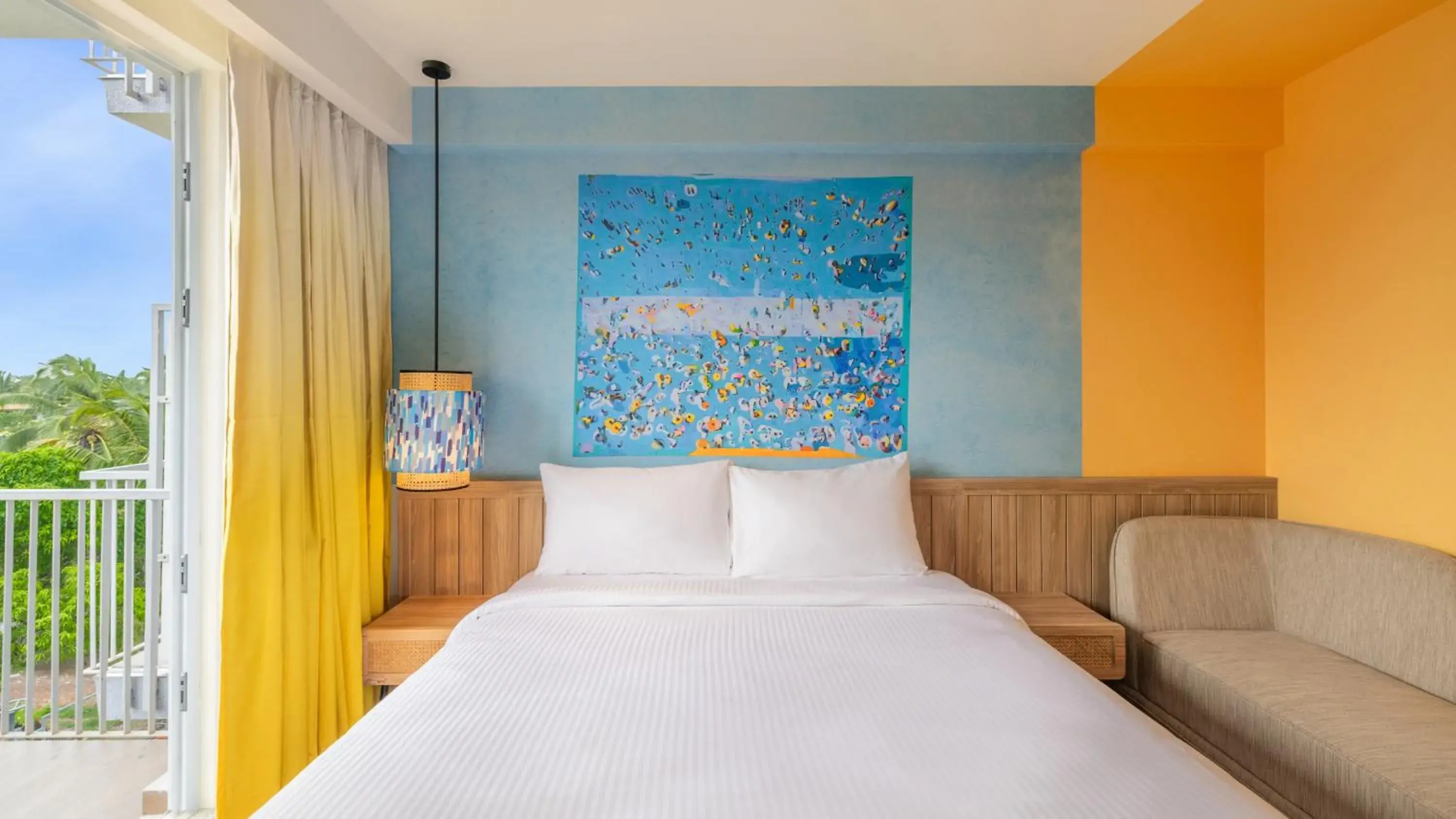 Bedroom, Bed in ibis Styles Goa Vagator - An Accor Brand Bedroom, Bed in ibis Styles Goa Vagator - An Accor Brand