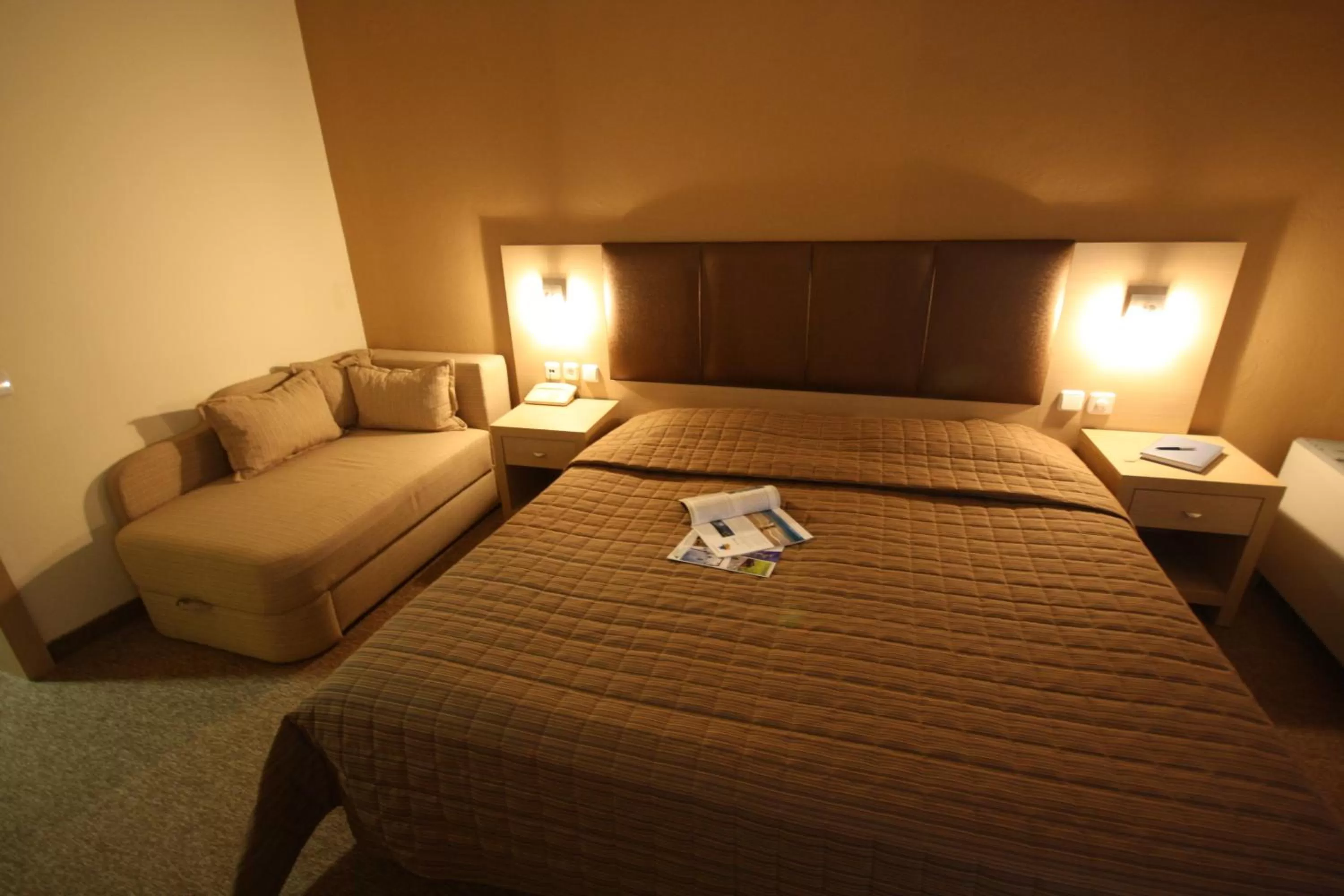 Bed in Orpheus Hotel